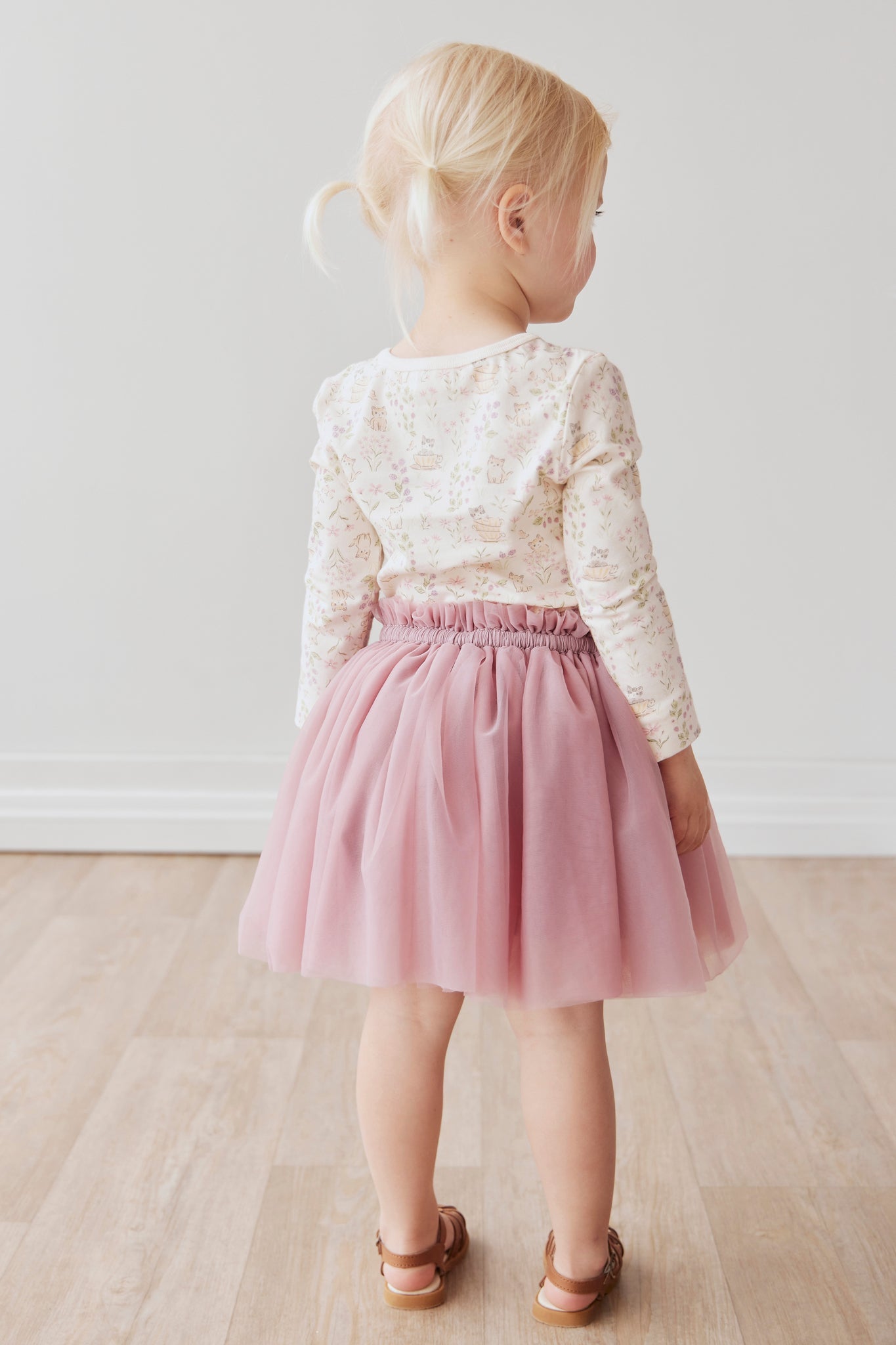 Organic Cotton Long Sleeve Top - Moons Garden Jamie Kay