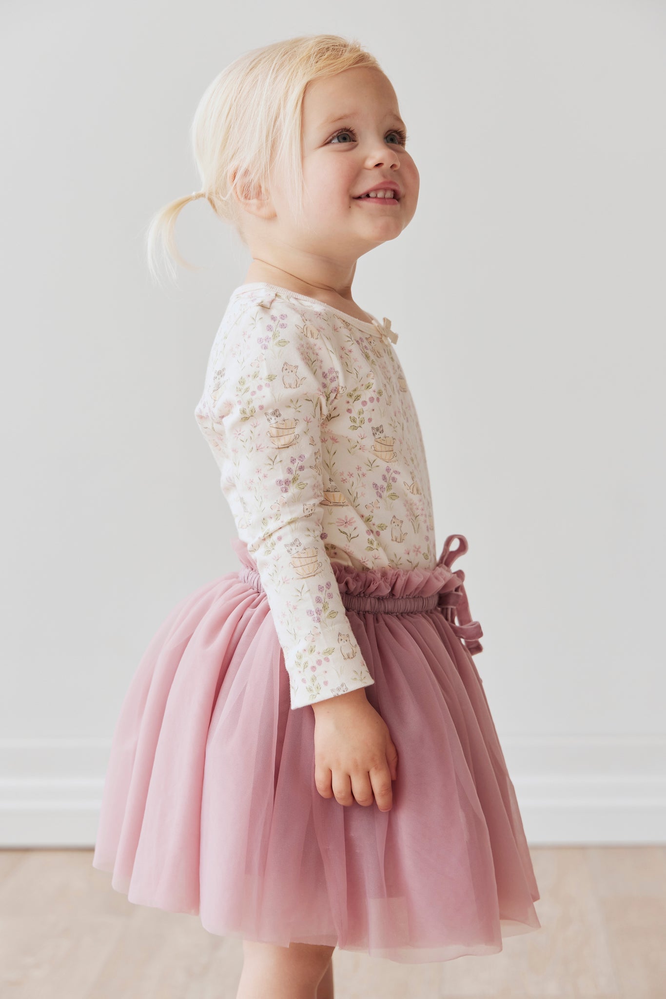 Organic Cotton Long Sleeve Top - Moons Garden Jamie Kay