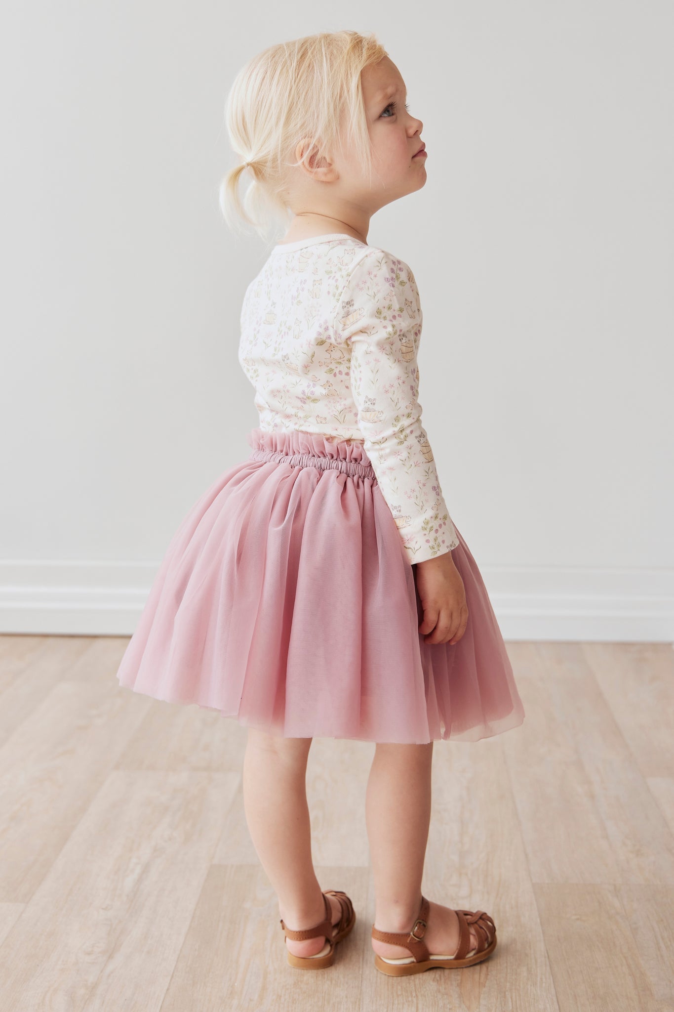 Organic Cotton Long Sleeve Top - Moons Garden Jamie Kay - enjoykidsus