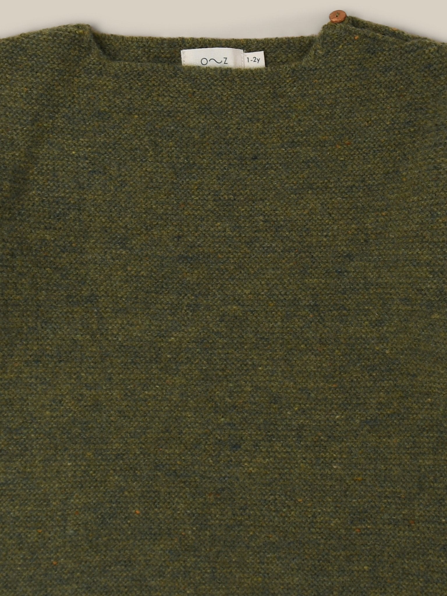 Organic Zoo Artichoke Shoulder Button Wool Jumper Organic Zoo