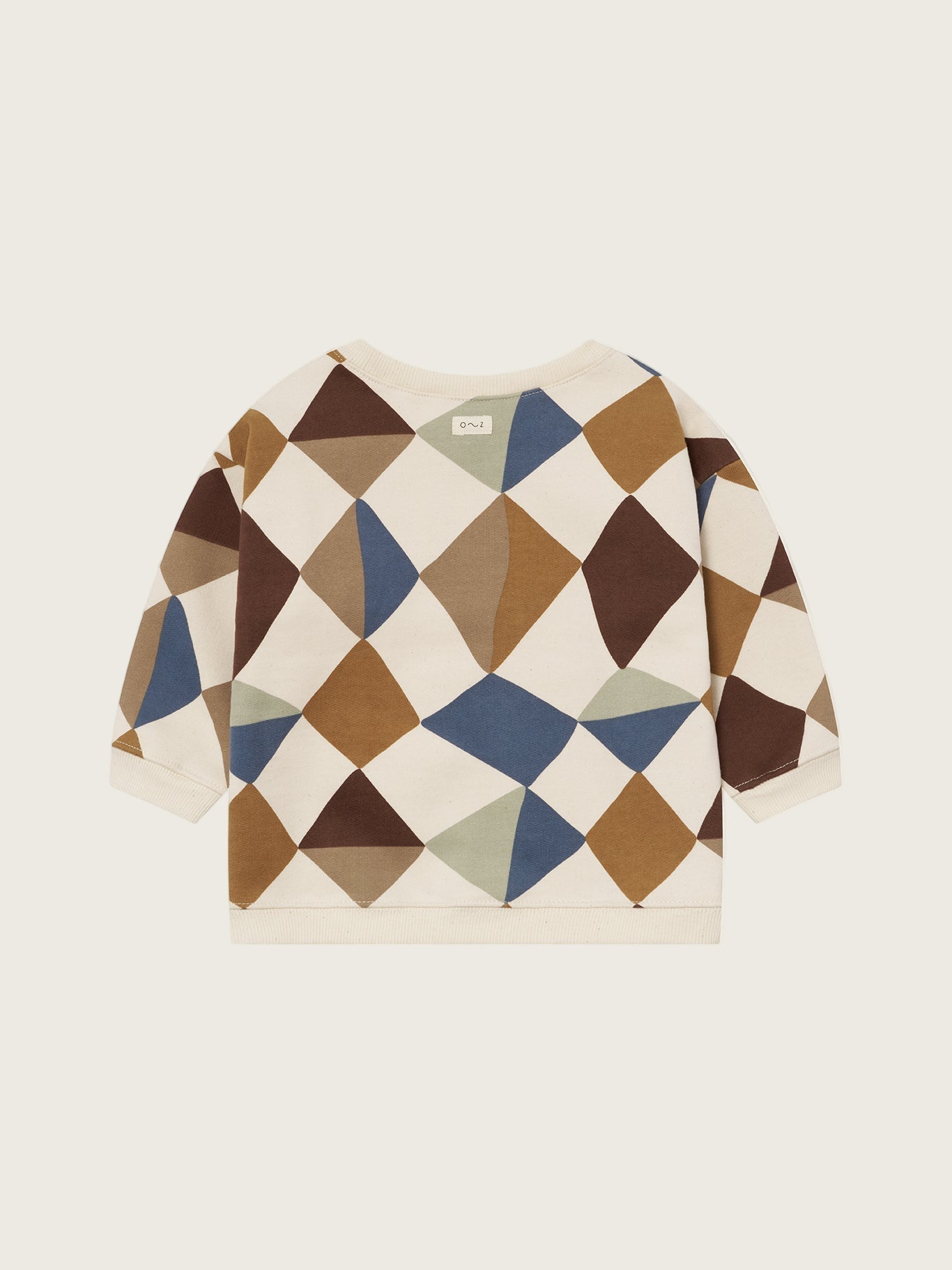 Organic Zoo Kite Patchwork Sweatshirt Undyed Organic Zoo