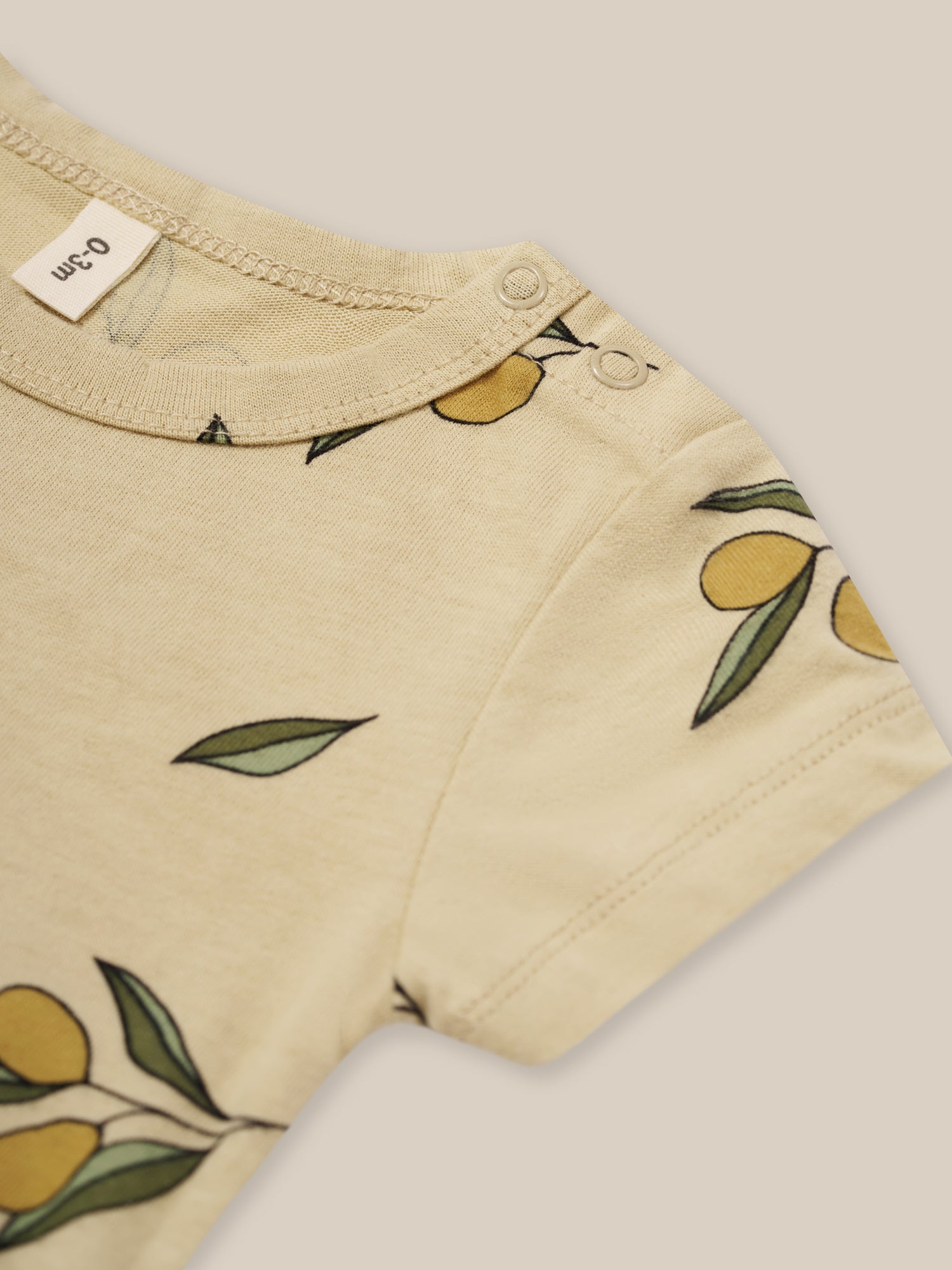 Organic Zoo Olive Garden Short Sleeve Bodysuit Organic Zoo