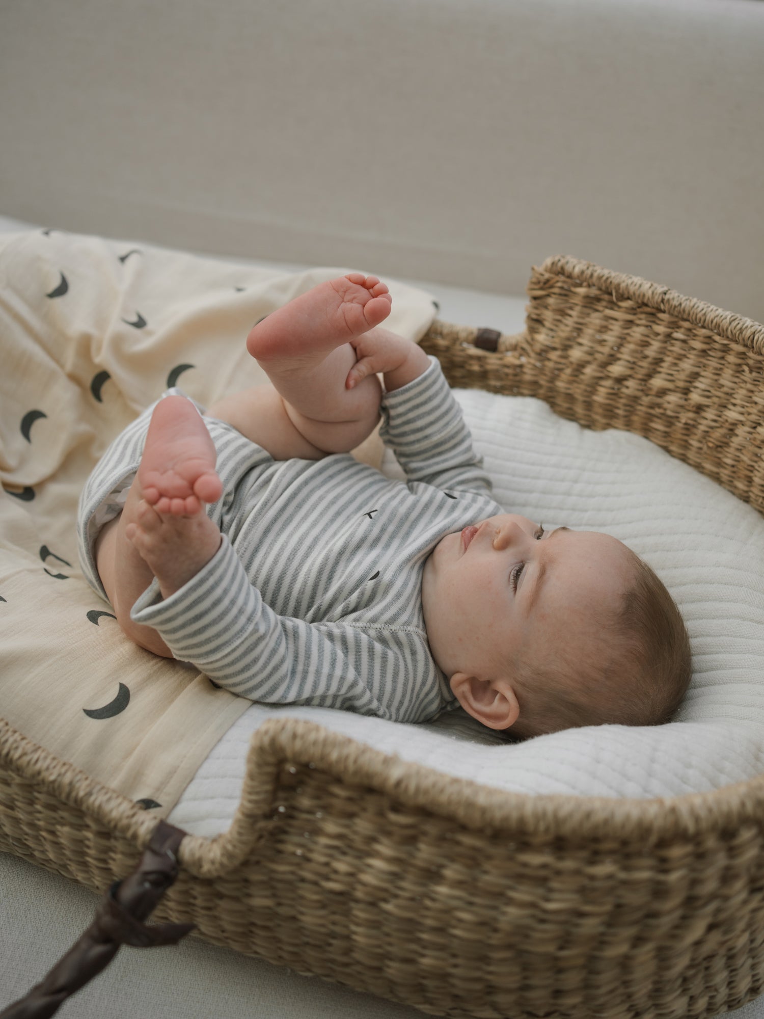 Organic Zoo Stripy BUNNY Bodysuit Organic Zoo