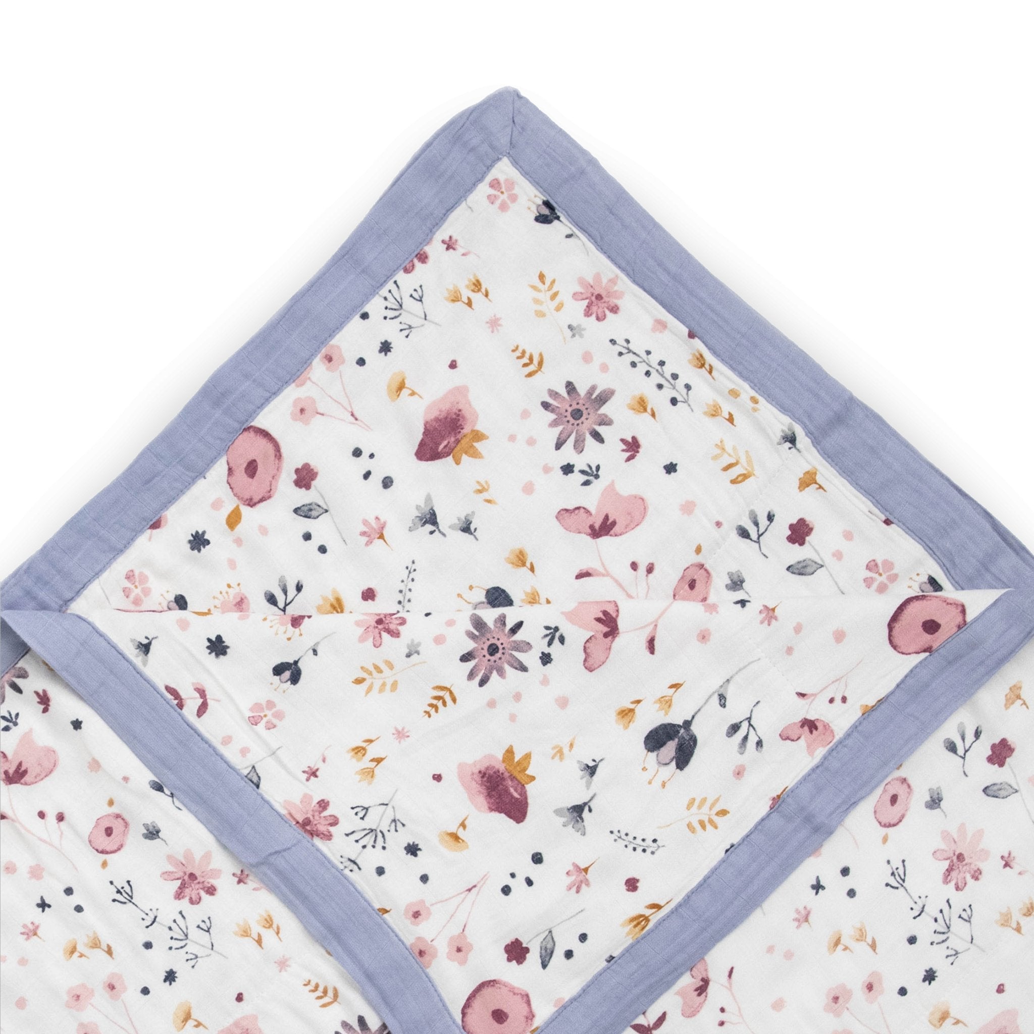 Original Deluxe Muslin Quilted Throw - Fairy Gardens Little Unicorn