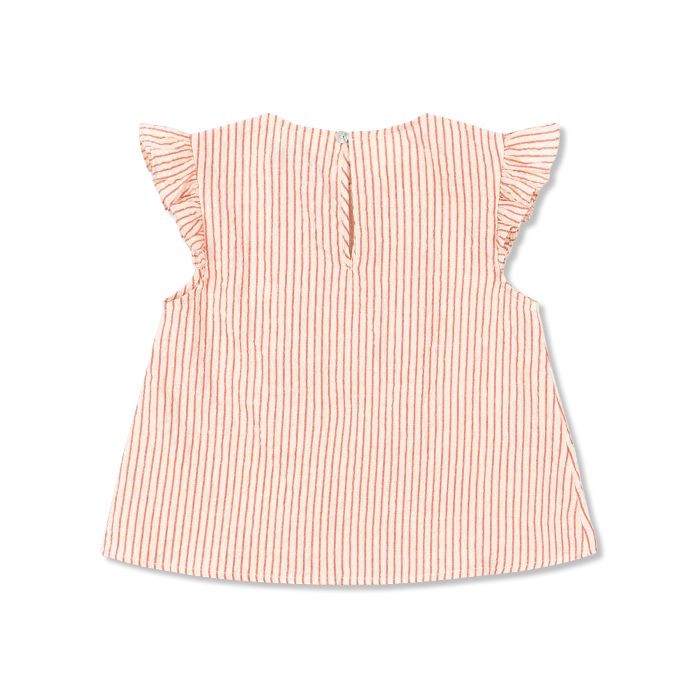 Konges Sløjd Ellie Frill Top GOTS - Amour Stripe