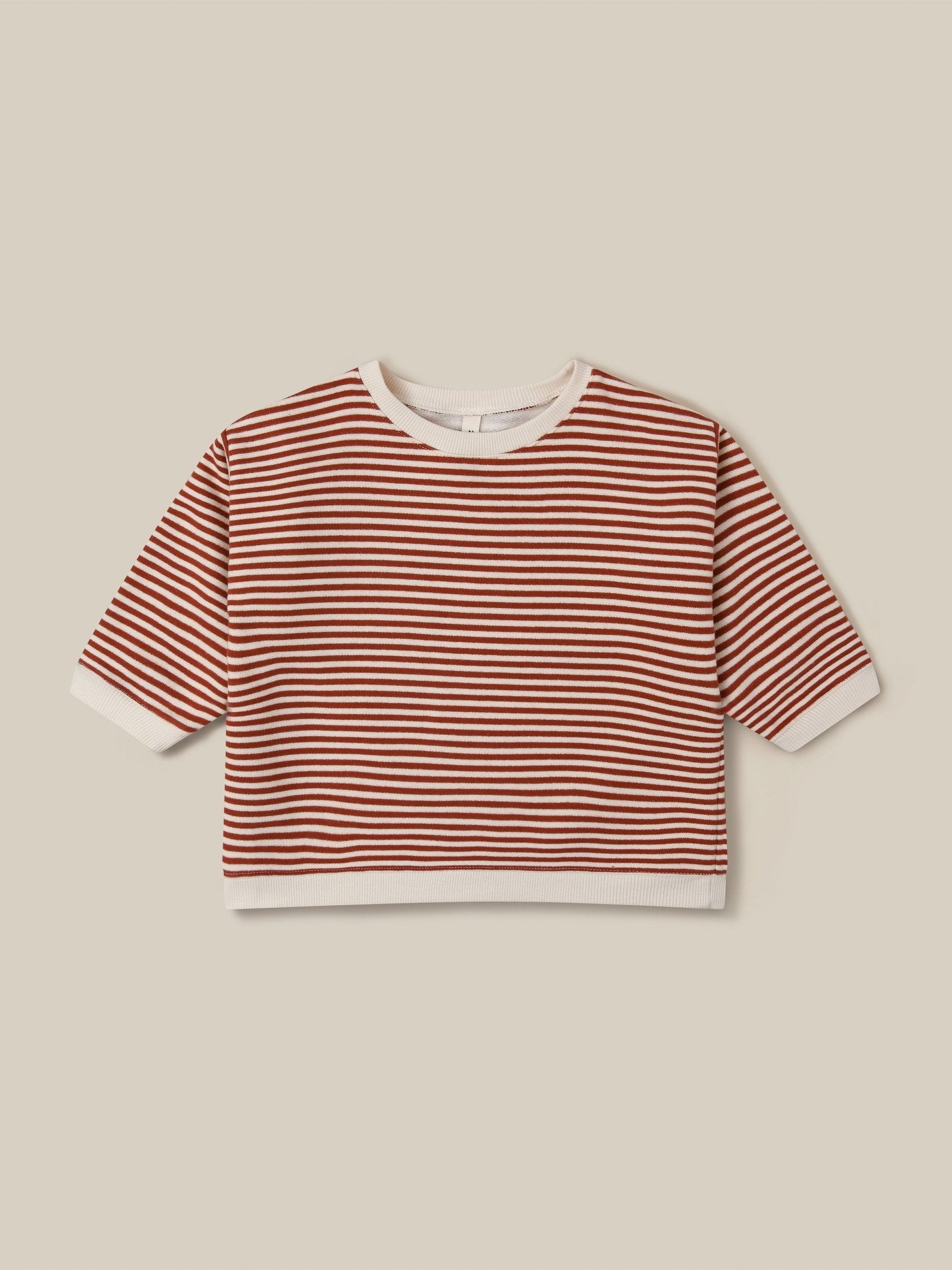 Organic Zoo Paprika Stripes Sweatshirt Organic Zoo