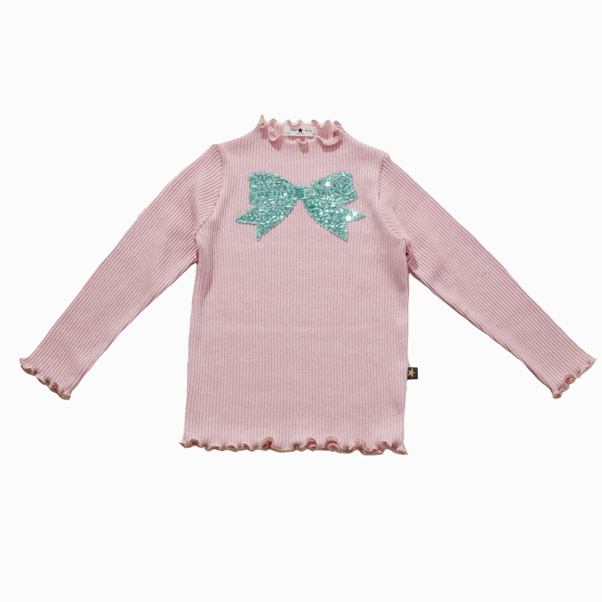 Petite Hailey Bow Metallic Set Petite Hailey