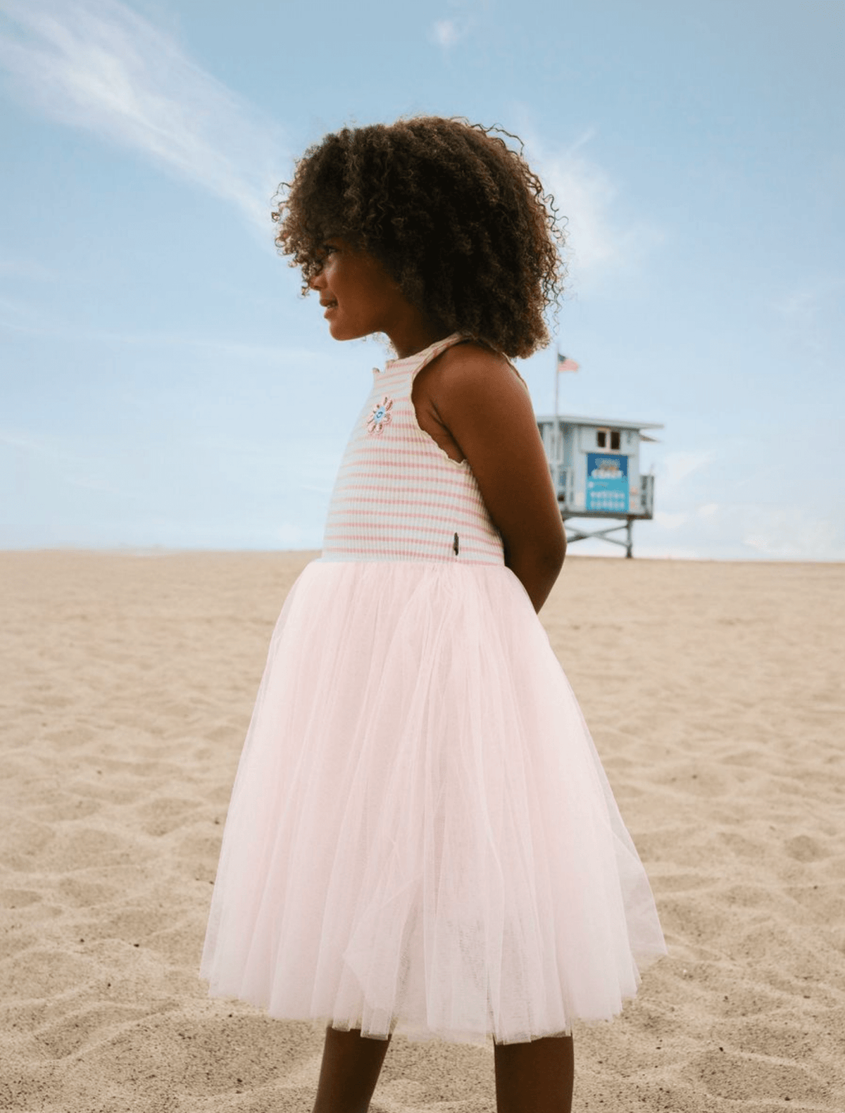 Petite Hailey Daisy Tutu Dress - pink Petite Hailey