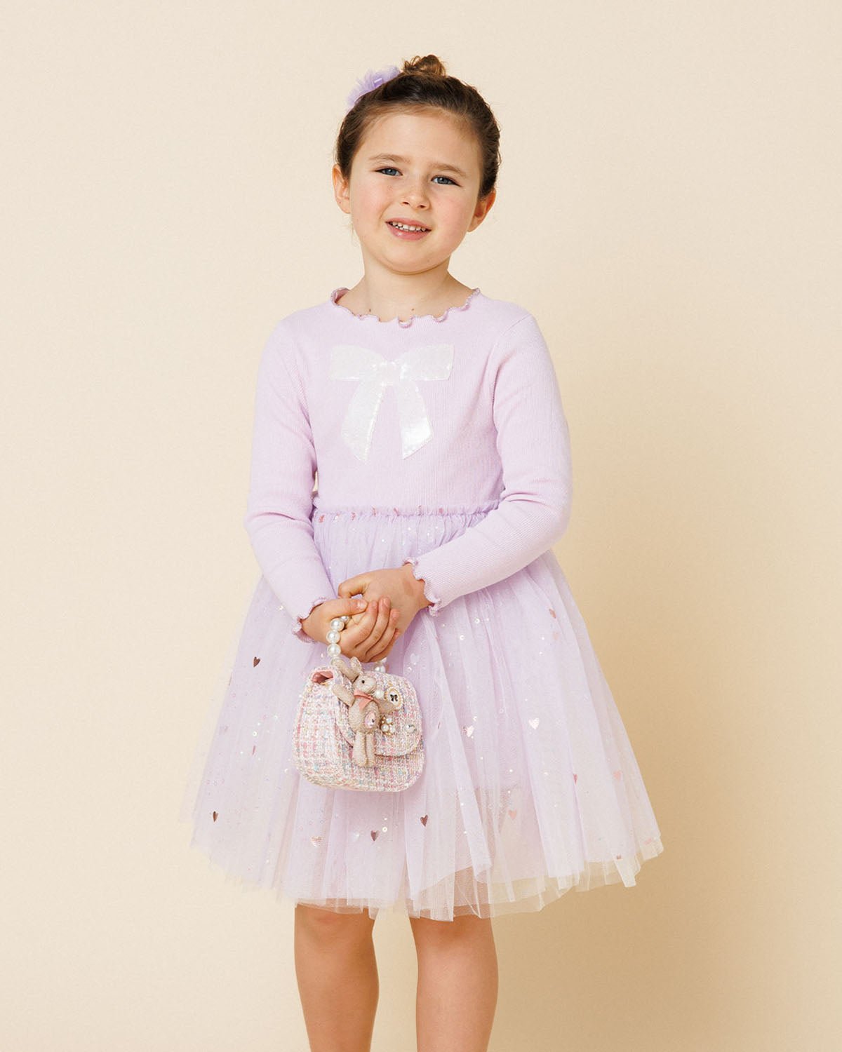 Petite Hailey Emma Bow Tutu Dress Petite Hailey