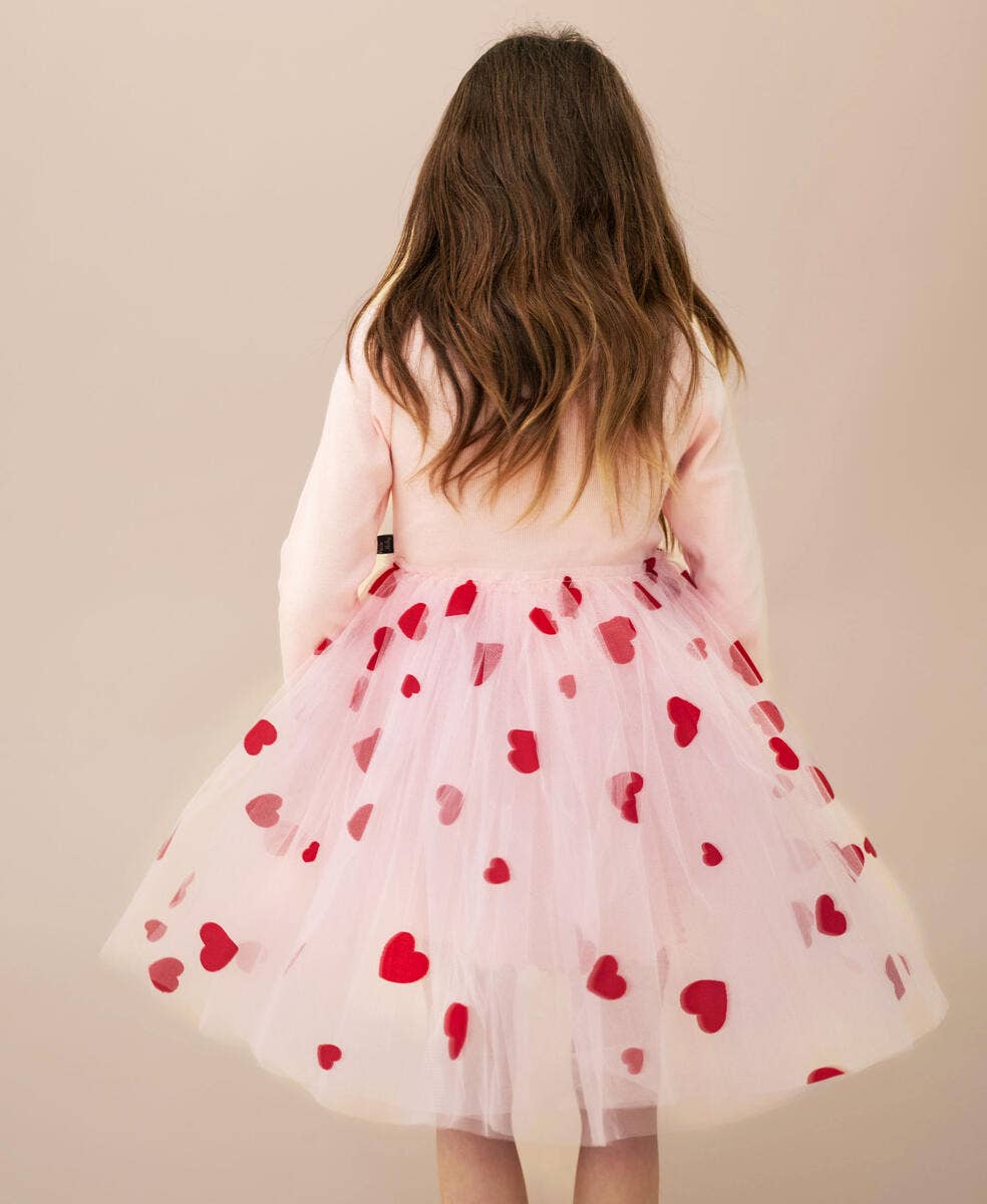 Petite Hailey - Heart Tutu Dress - Pink Petite Hailey