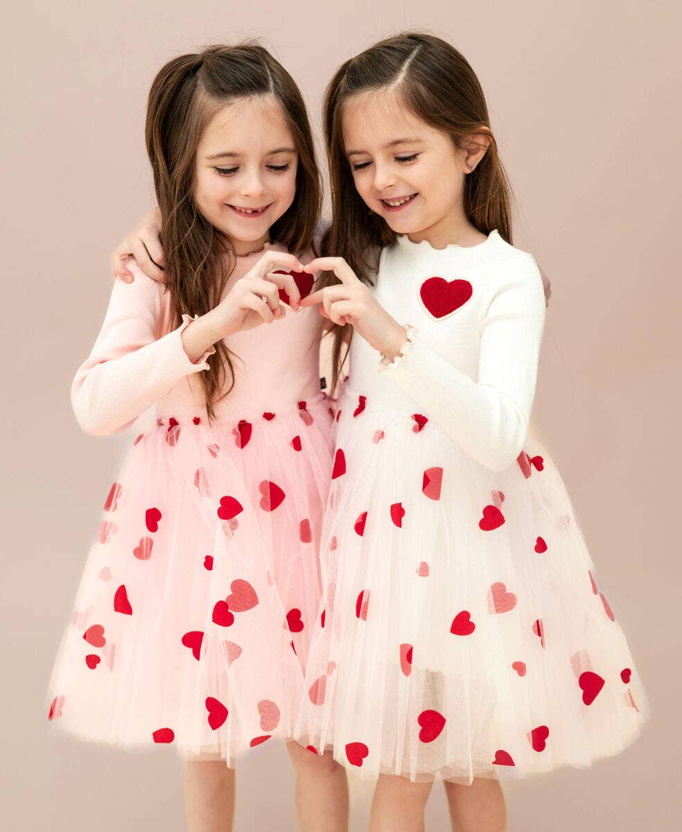 Petite Hailey - Heart Tutu Dress - Pink Petite Hailey