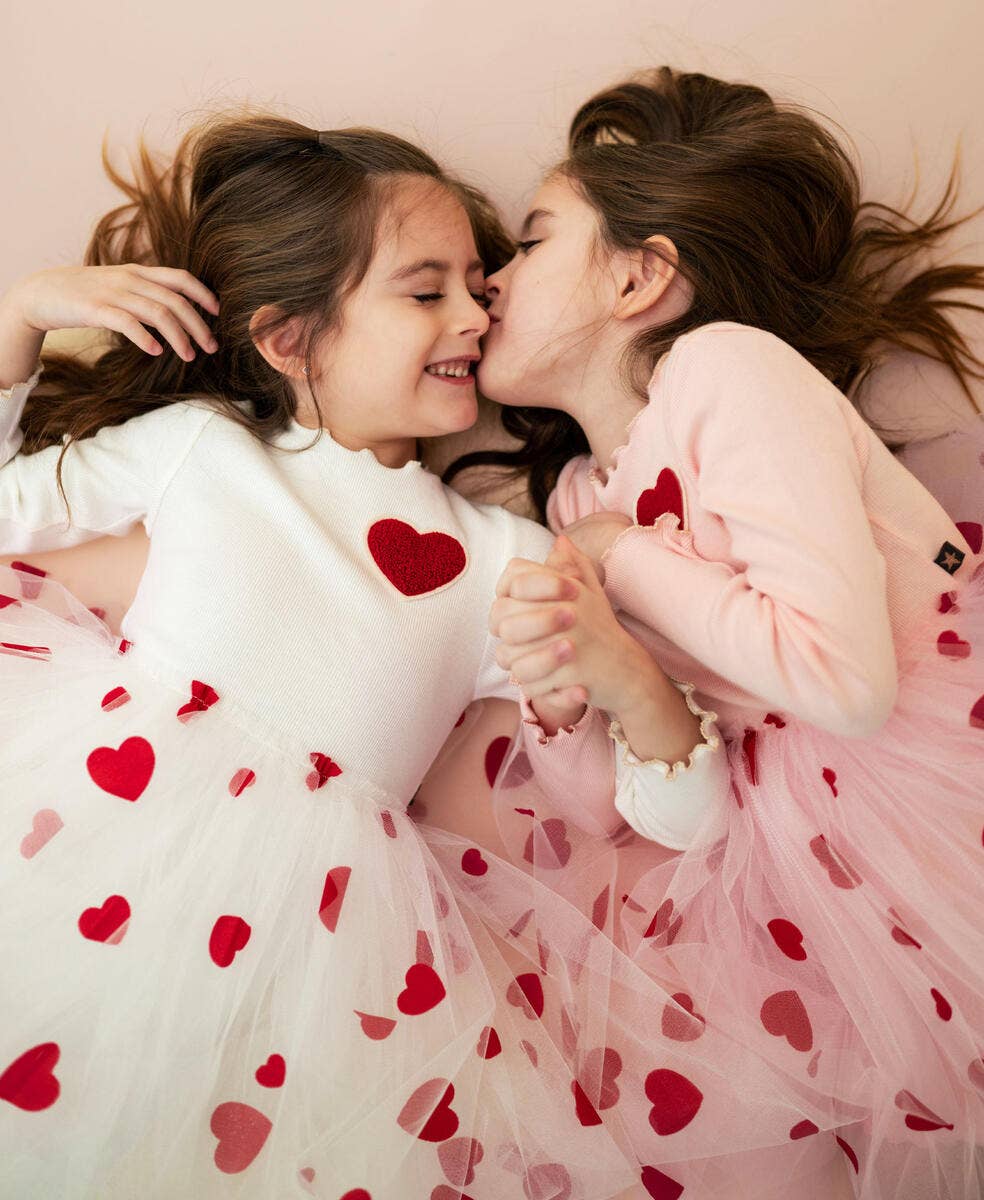 Petite Hailey - Heart Tutu Dress - Pink Petite Hailey