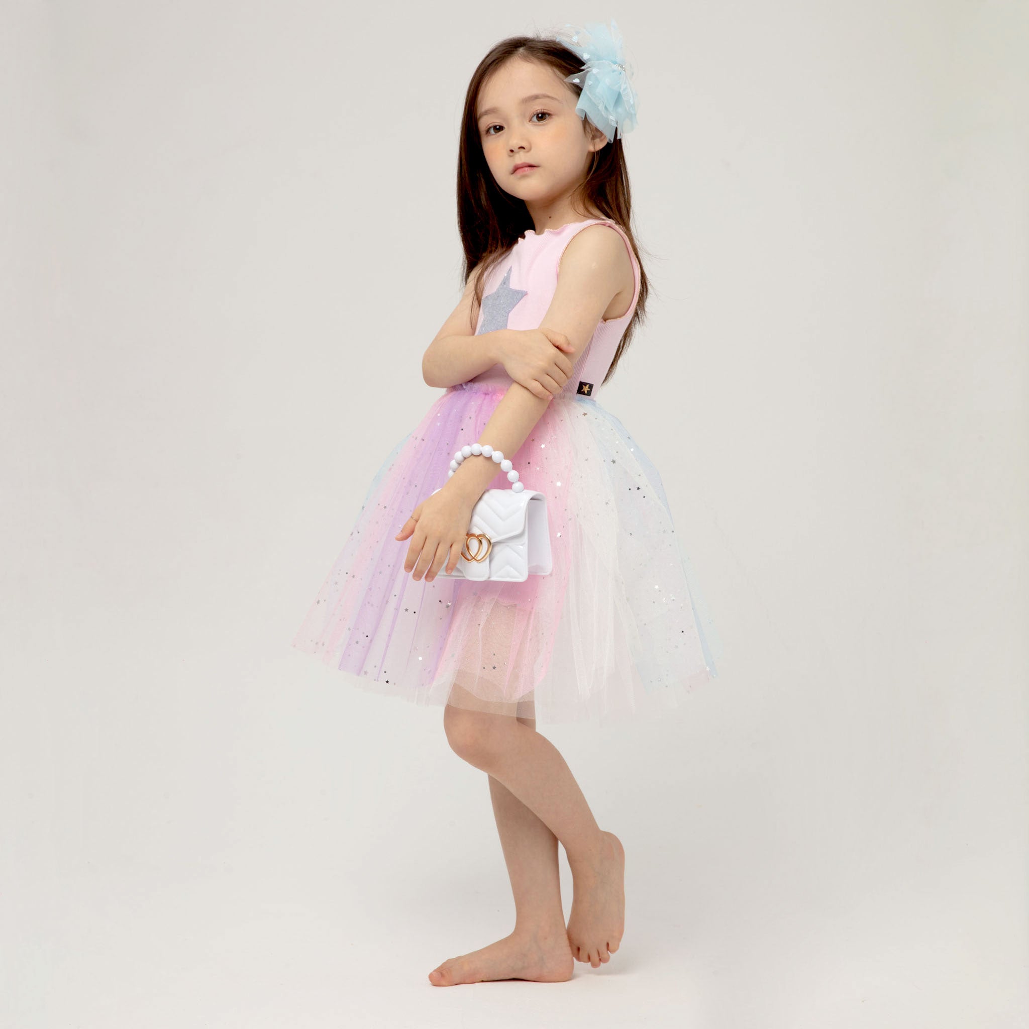 Petite Hailey Rylee Tutu Dress - Purple Petite Hailey