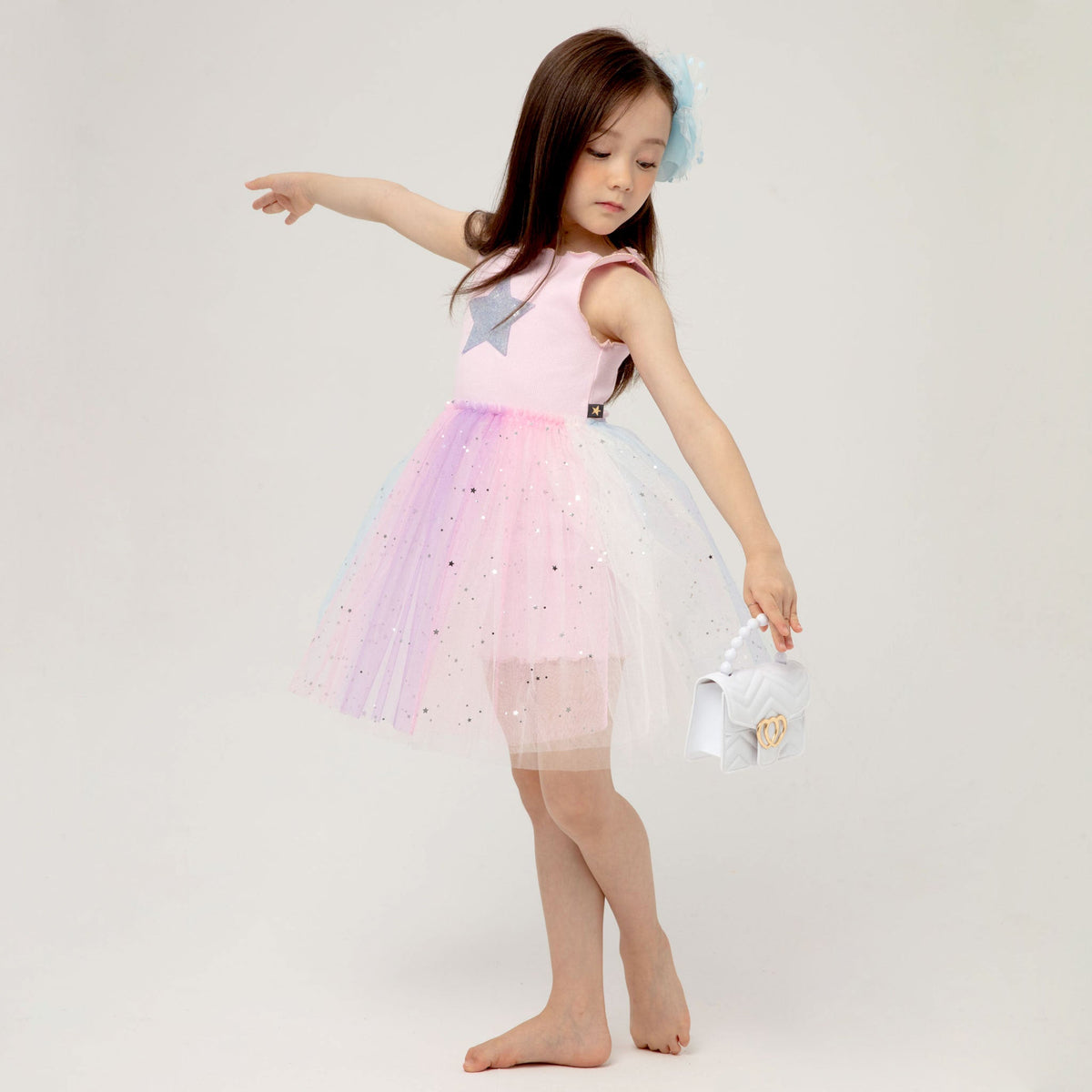 Petite Hailey Rylee Tutu Dress - Purple Petite Hailey