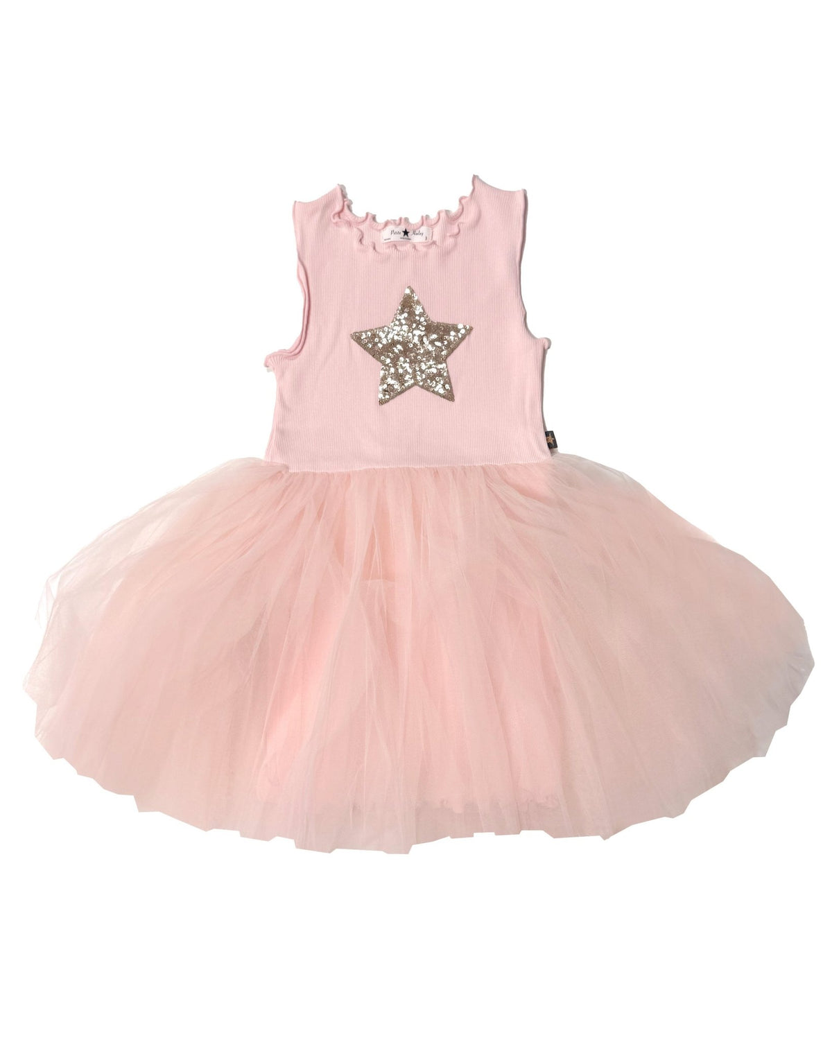 Petite Hailey Star Tutu Dress - Peach Petite Hailey