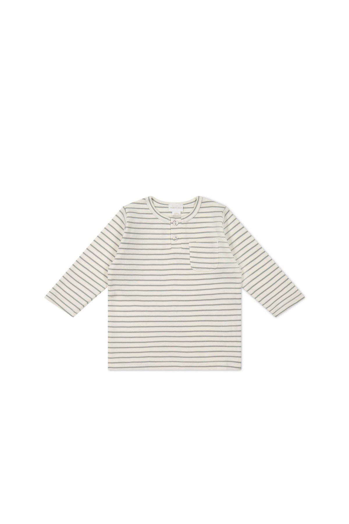 Pima Cotton Diego Top - Milford Sound/Cloud Stripe Jamie Kay - enjoykidsus