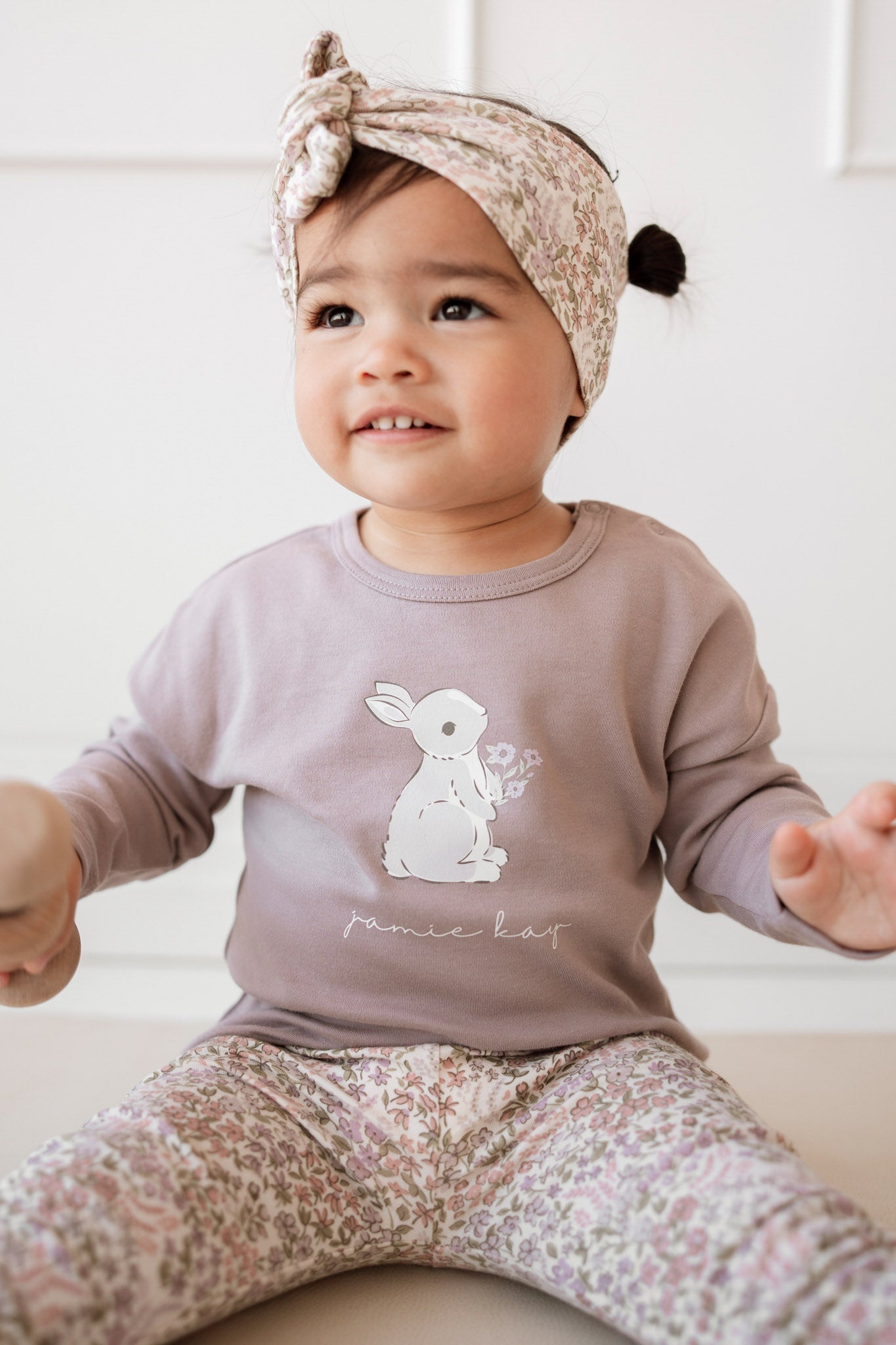 Pima Cotton Marley Long Sleeve Top - Lavender Musk Jamie Kay