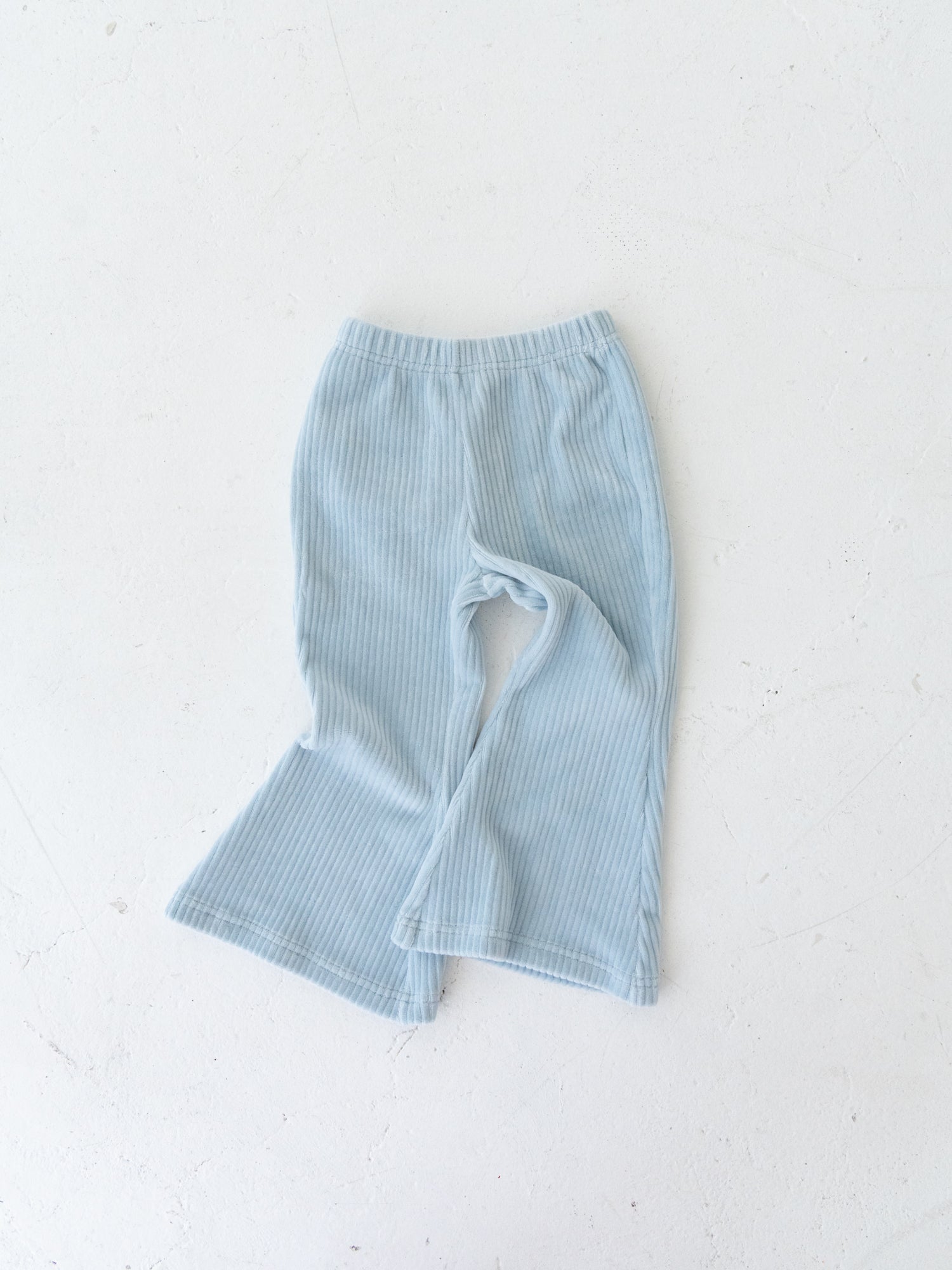 Pippi + Lotta Soft Velour Flare pants - Ice Blue Pippi + Lotta