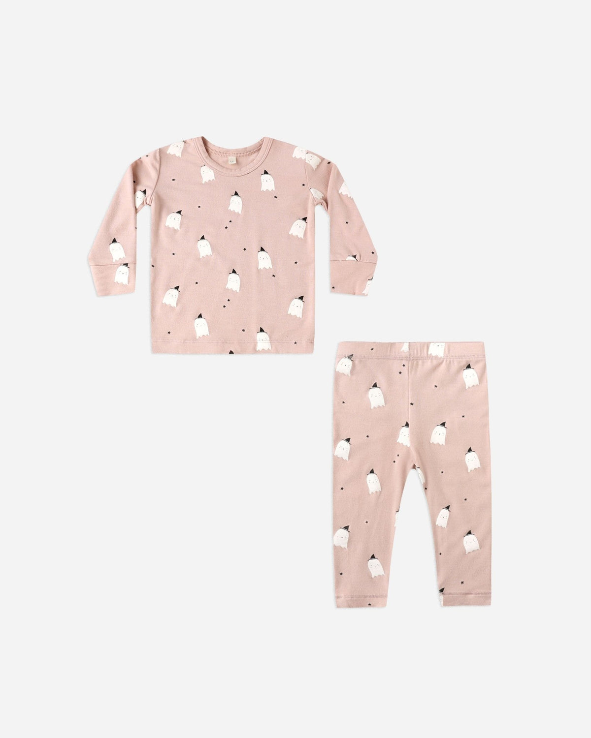 Quincy Mae Bamboo Pajama Set || Pink Ghosts Quincy Mae New