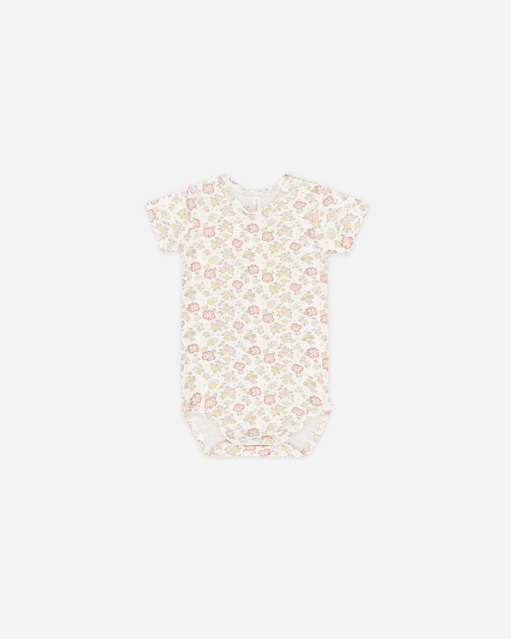 Quincy Mae Bamboo Short Sleeve Bodysuit || Bloom Quincy Mae