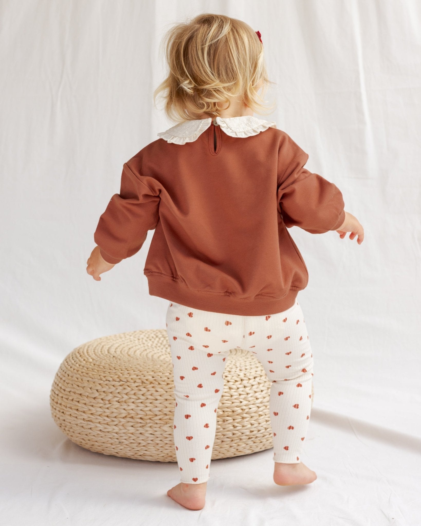 Quincy Mae Collared Sweatshirt Mon Amour Quincy Mae