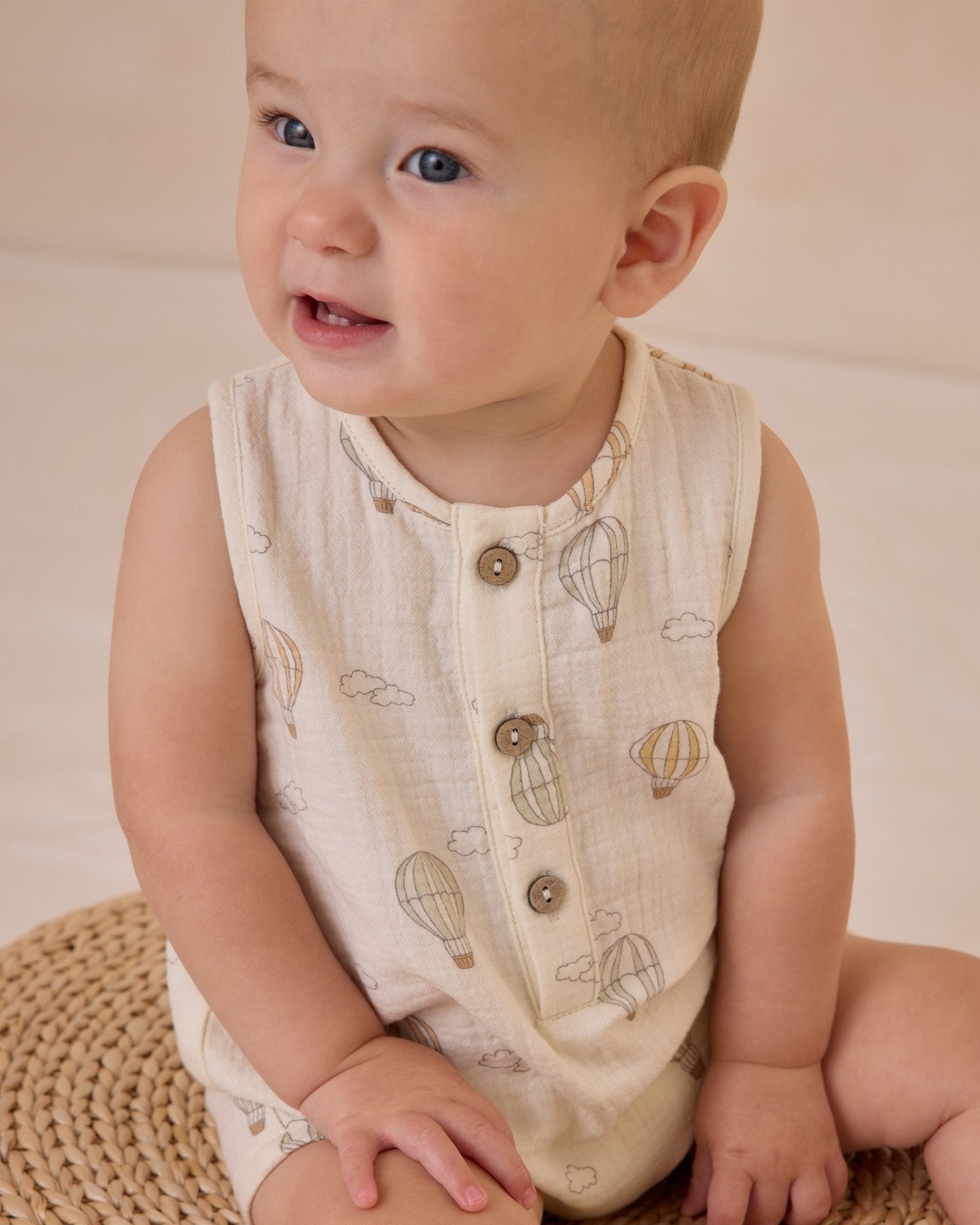 Quincy Mae Jack Romper || Hot Air Balloons Quincy Mae