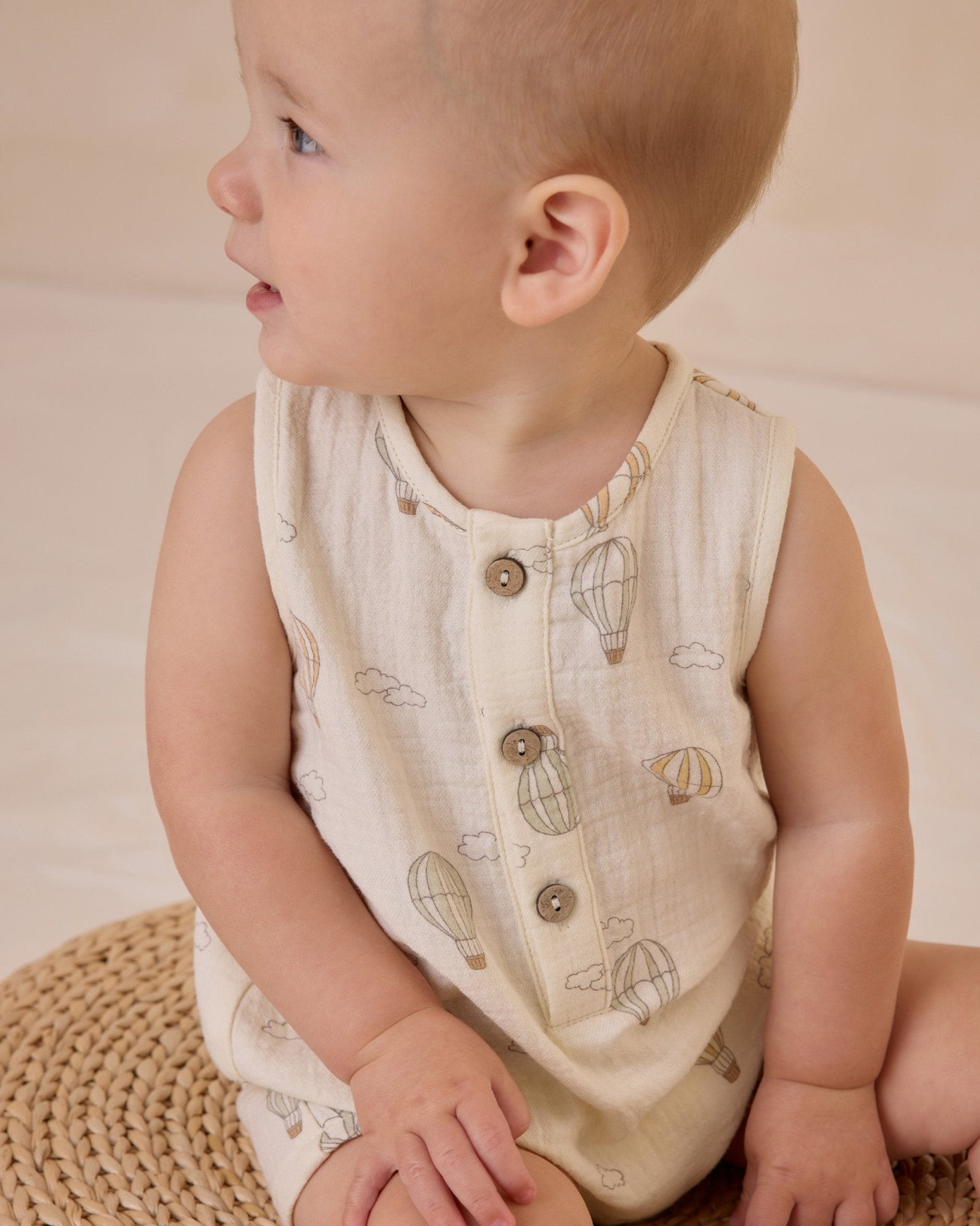 Quincy Mae Jack Romper || Hot Air Balloons Quincy Mae