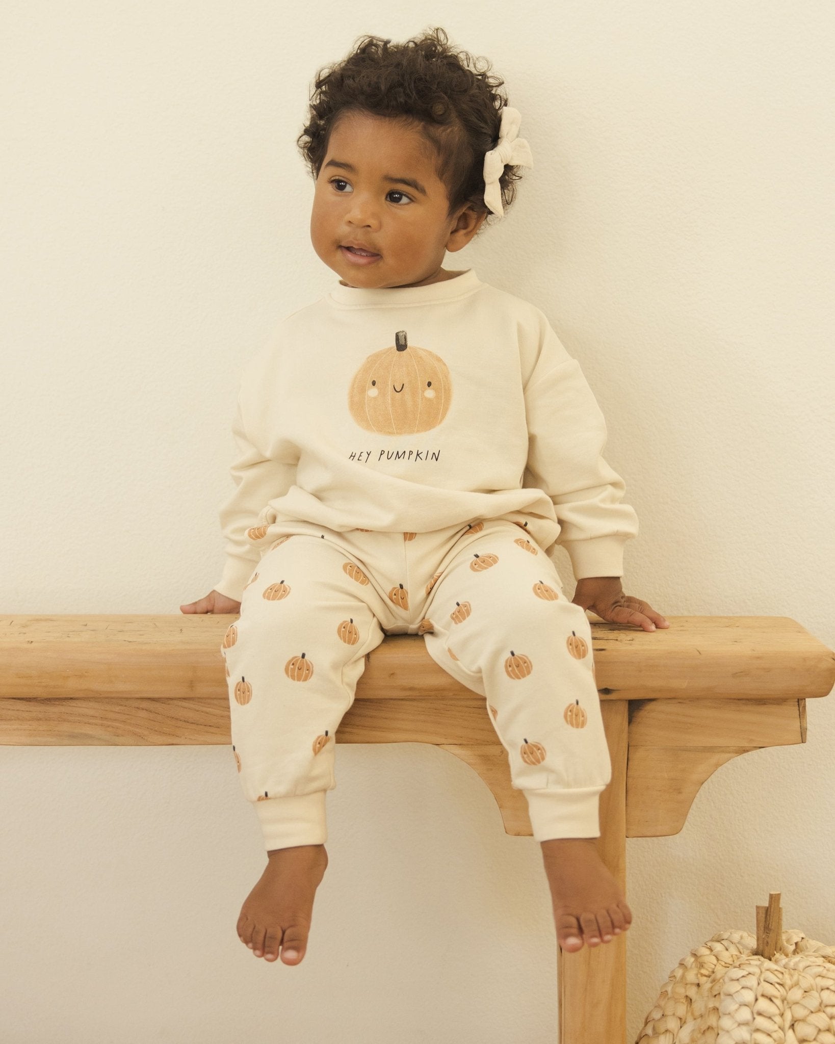 Quincy Mae Relaxed Fleece Sweatshirt || Pumpkin Quincy Mae New