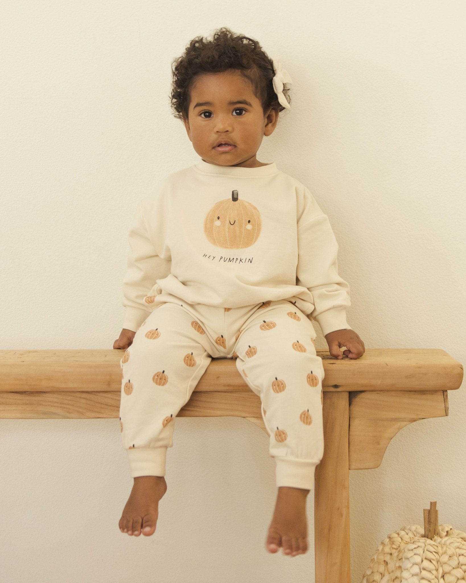 Quincy Mae Relaxed Fleece Sweatshirt || Pumpkin Quincy Mae New