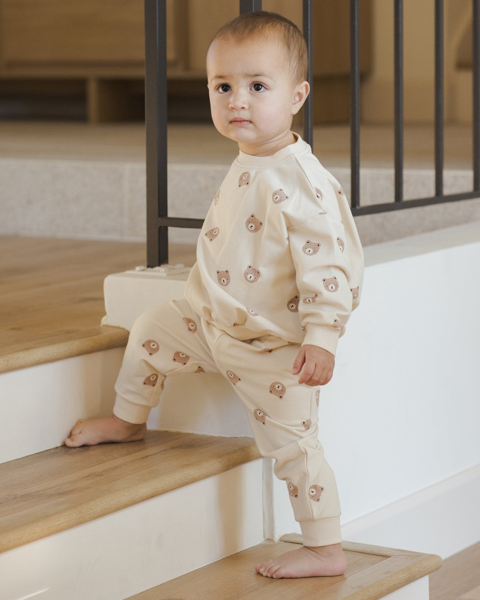 Quincy Mae Relaxed Sweatshirt || Brown Bear Quincy Mae