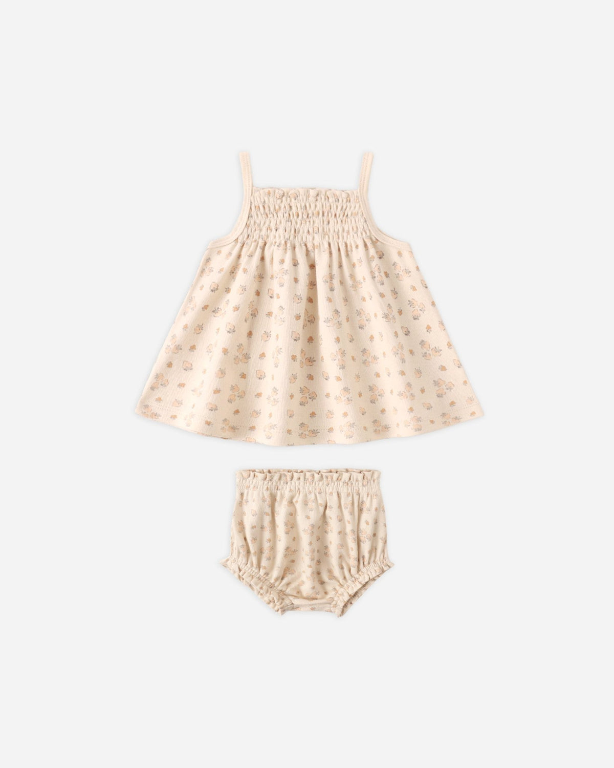 Quincy Mae Smocked Tank + Bloomer Set Strawberries Quincy Mae