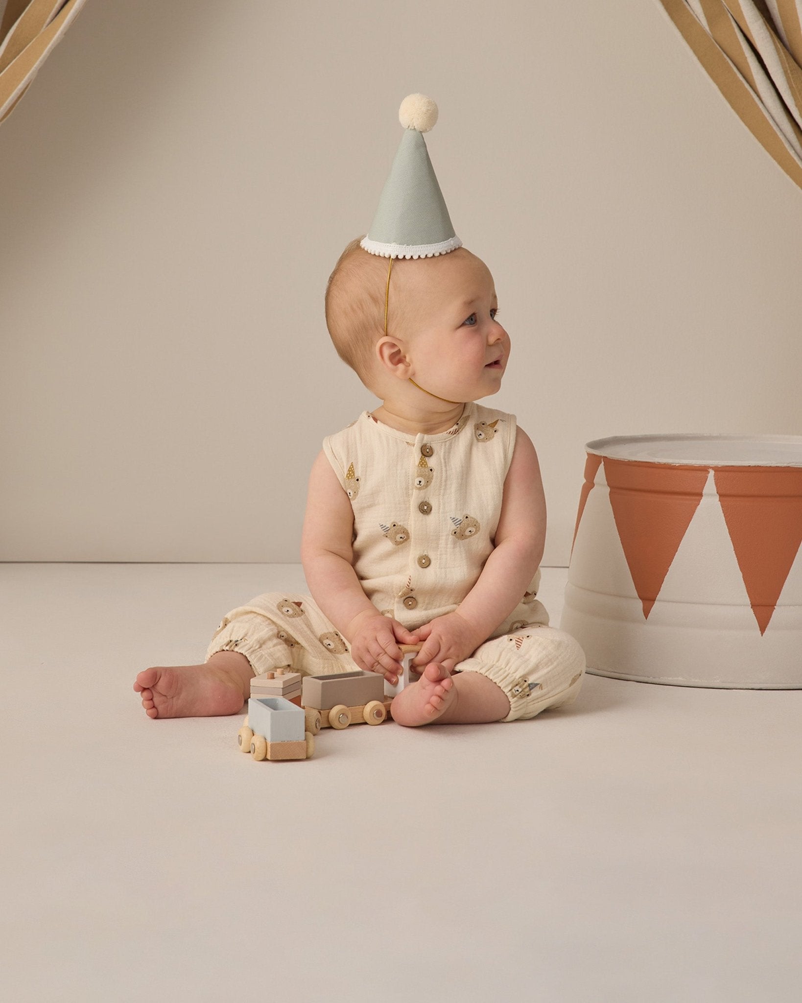 Quincy Mae Woven Jumpsuit Party Bears Quincy Mae