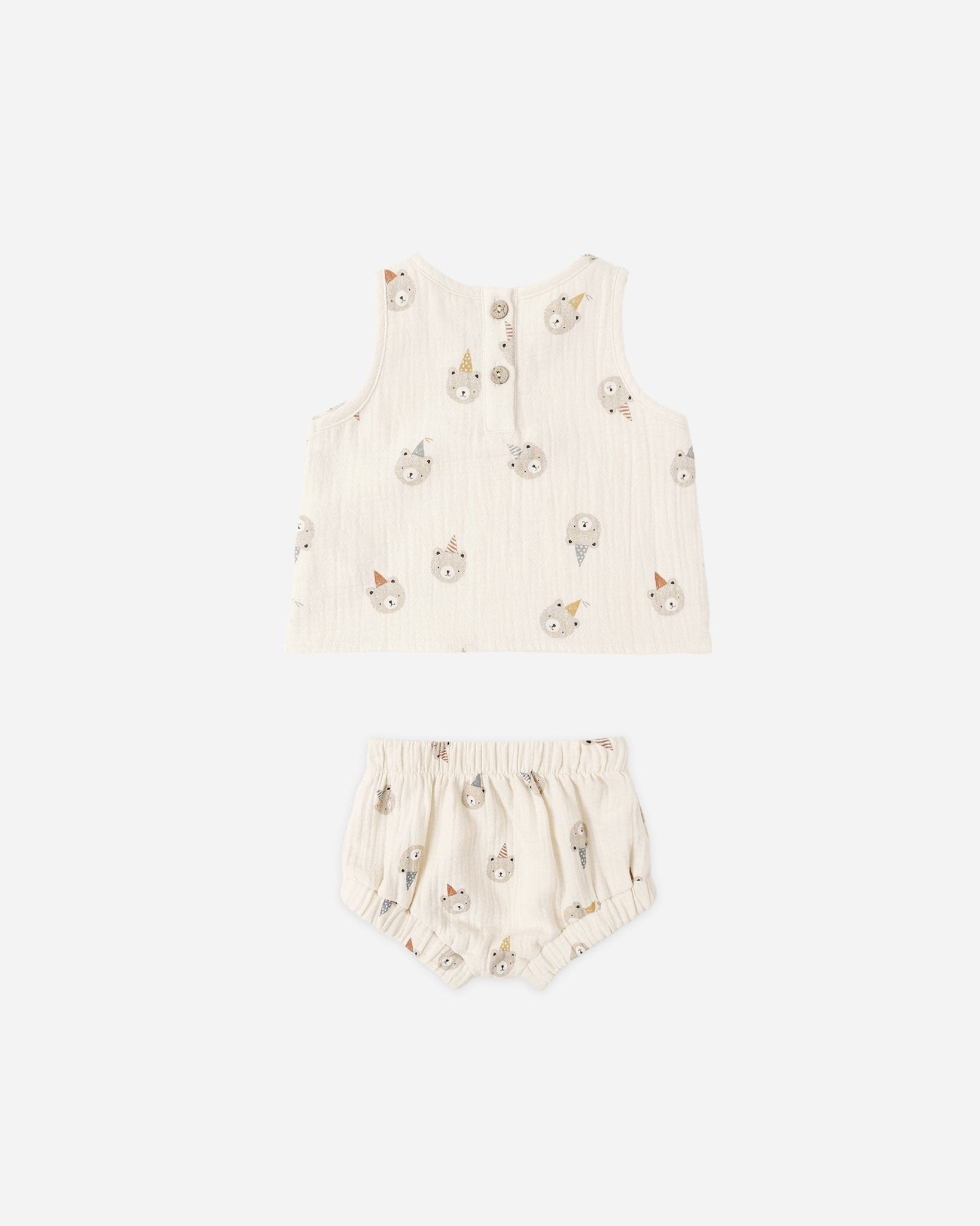 Quincy Mae Woven Tank Set Party Bears Quincy Mae