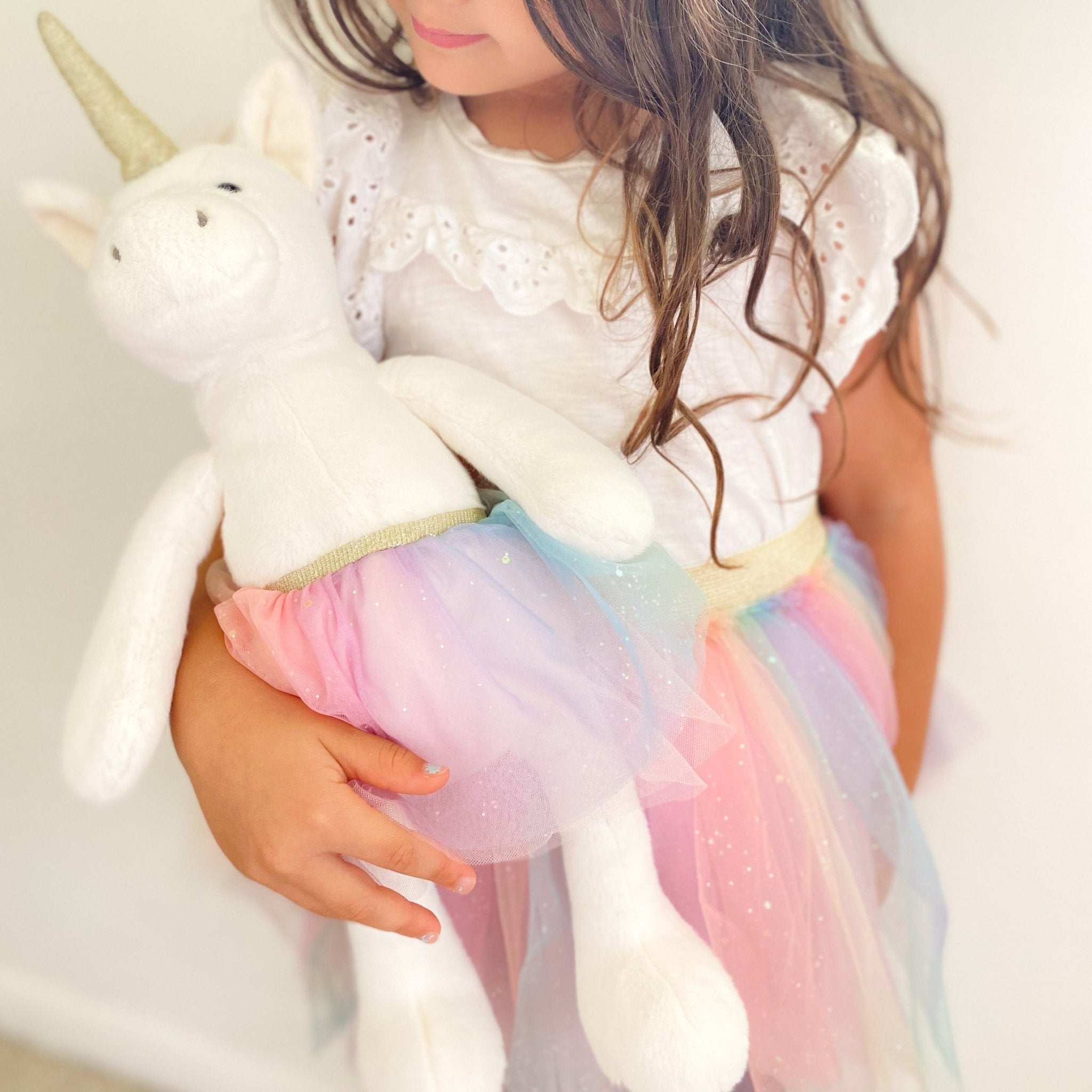 Rainbow Tutu & Unicorn Headband Set MON AMI