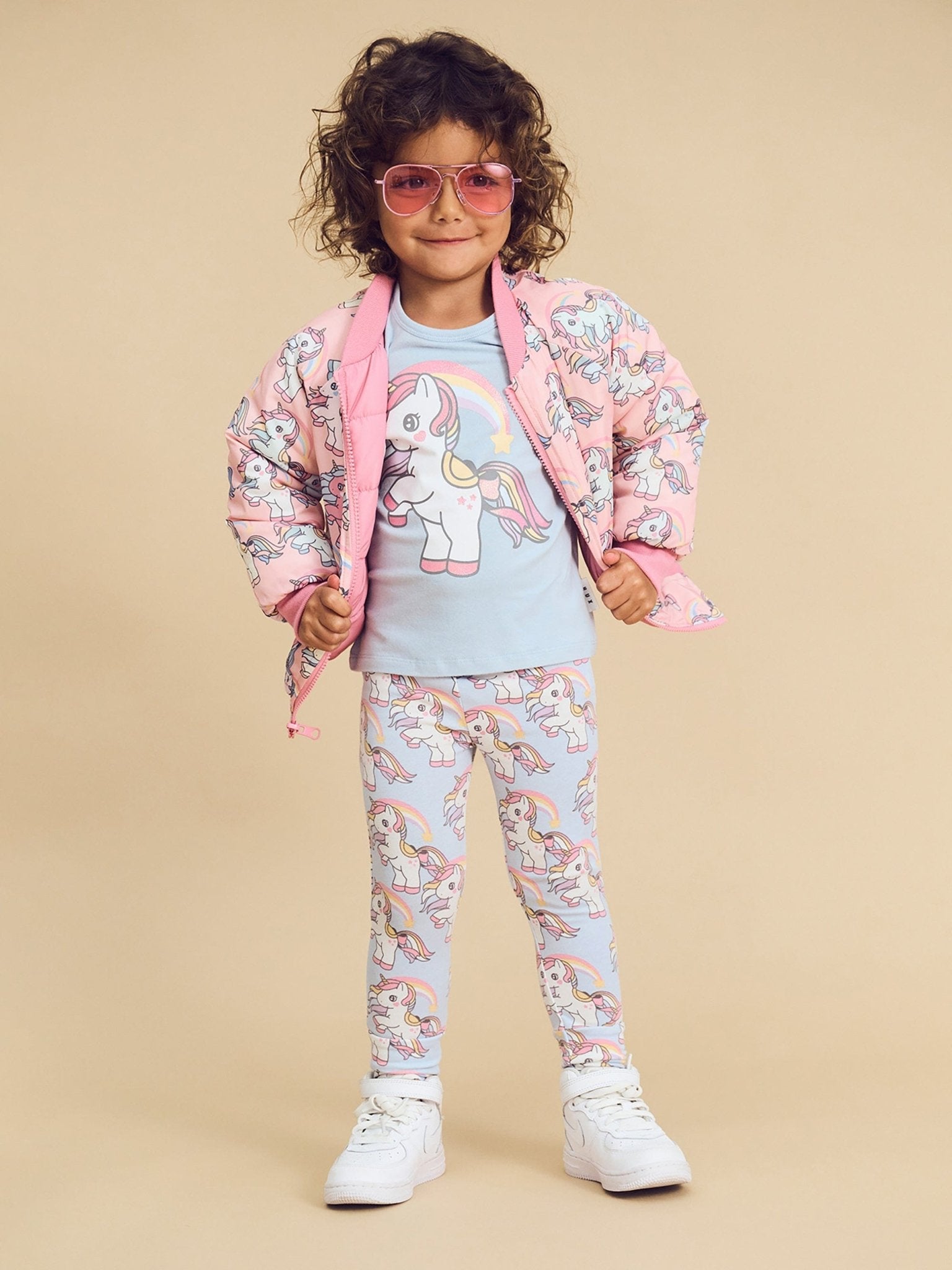 Huxbaby RAINBOW UNICORN LEGGING Huxbaby