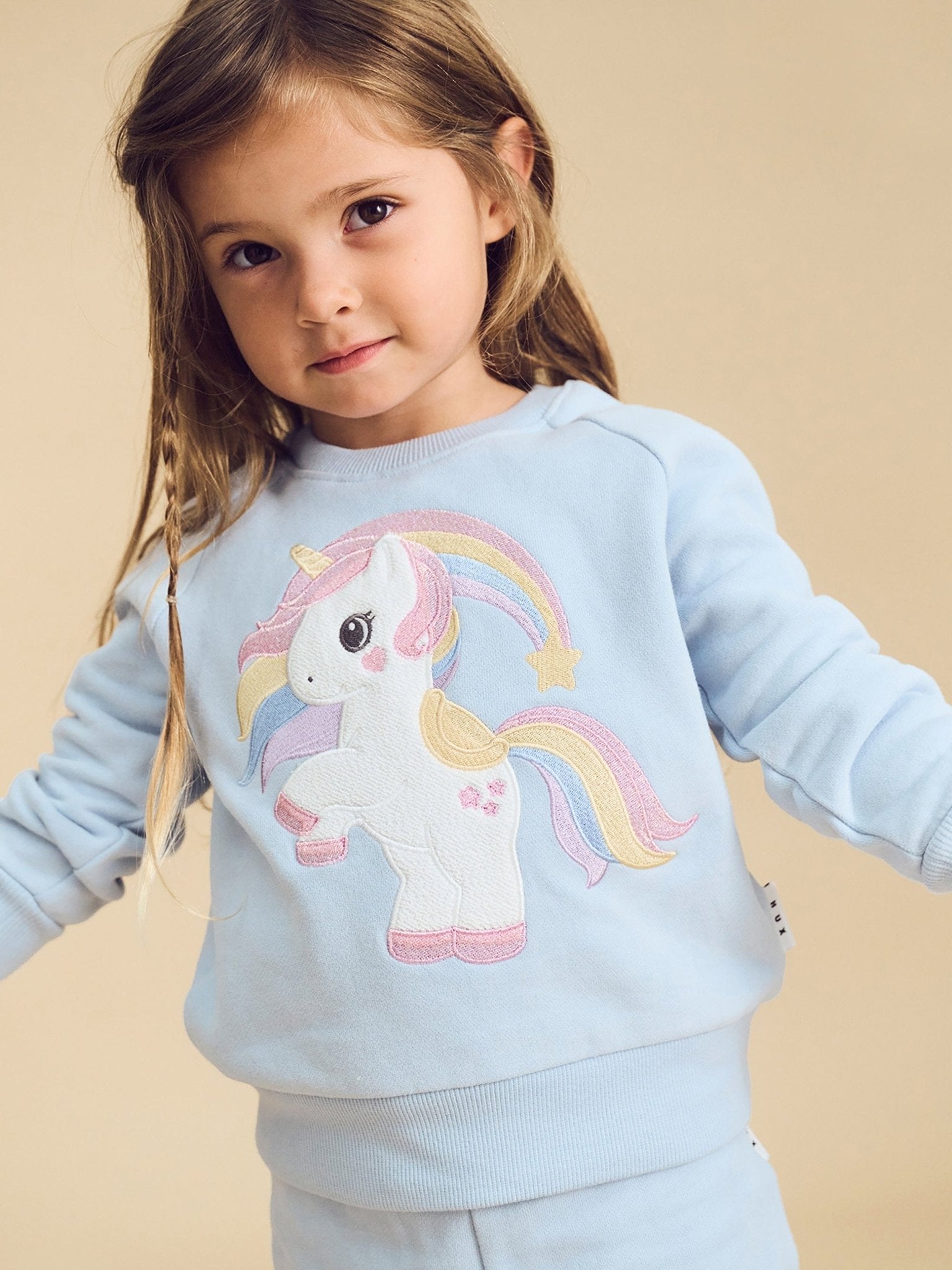 Huxbaby RAINBOW UNICORN SWEATSHIRT Huxbaby