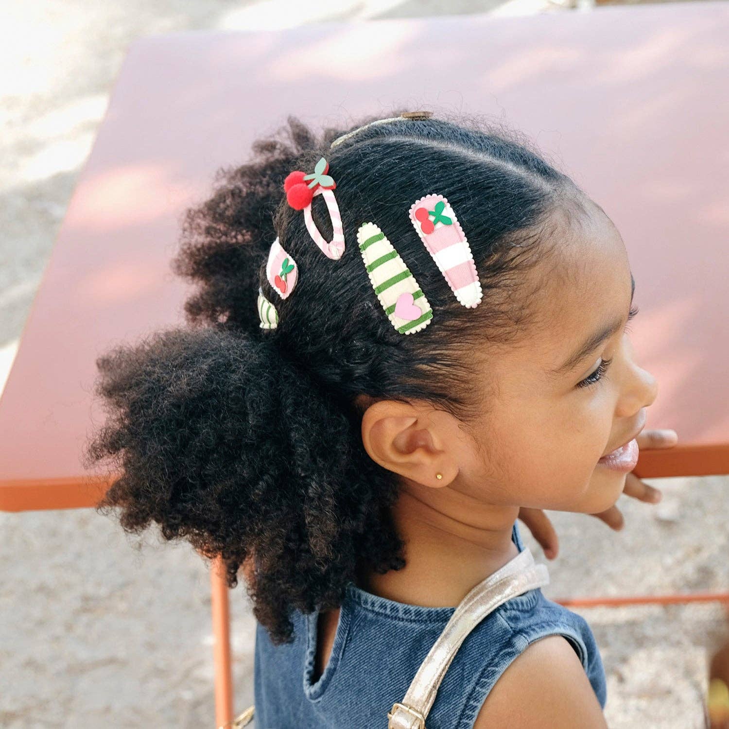 Rockahula - Cherry Kiss Stripy Clips Rockahula Kids
