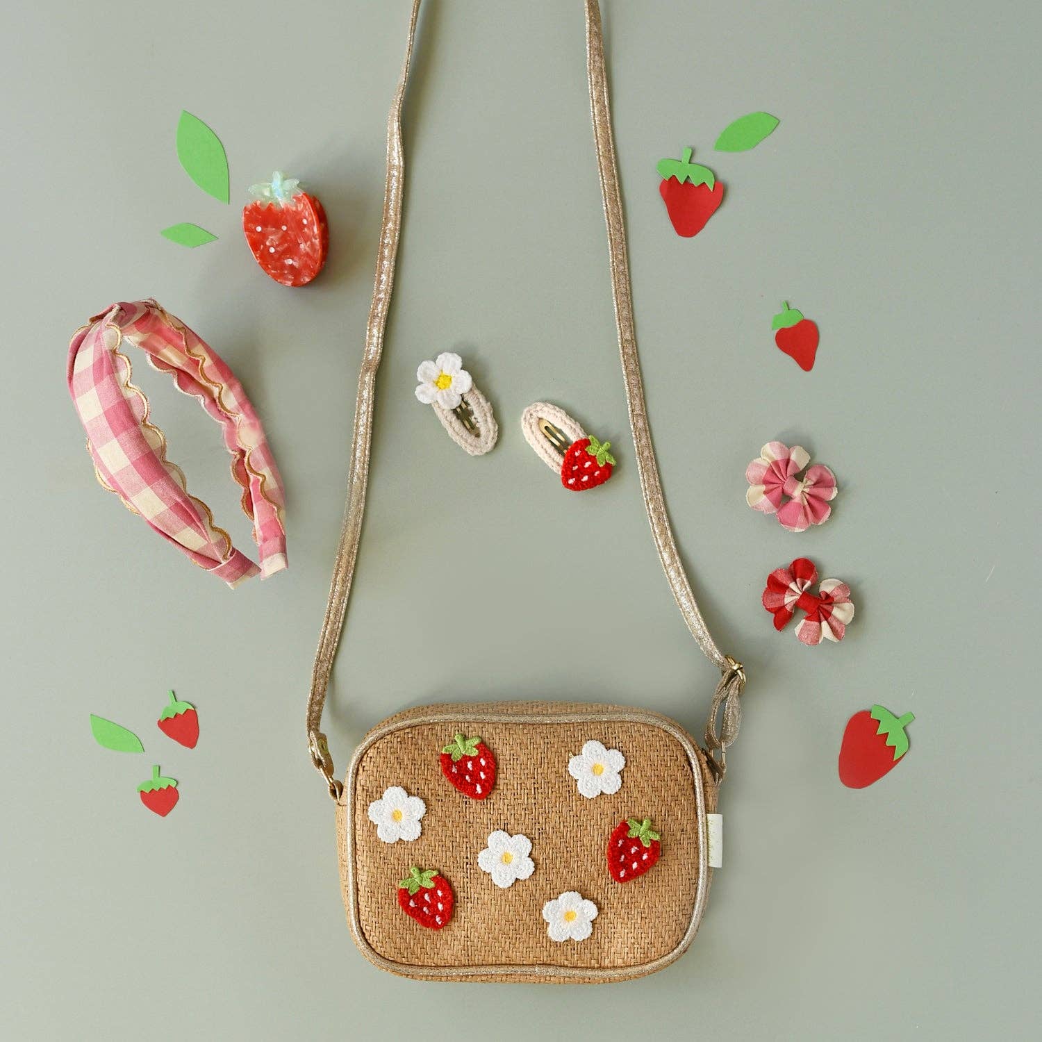 Rockahula - Crochet Daisy and Strawberry Clips Rockahula Kids