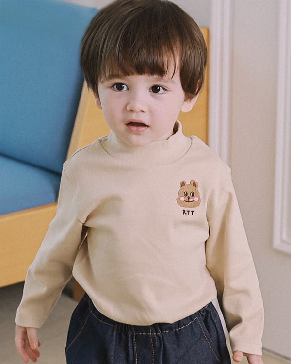 Rototo bebe Sugar Napped Turtleneck T-shirt Rototo Bebe