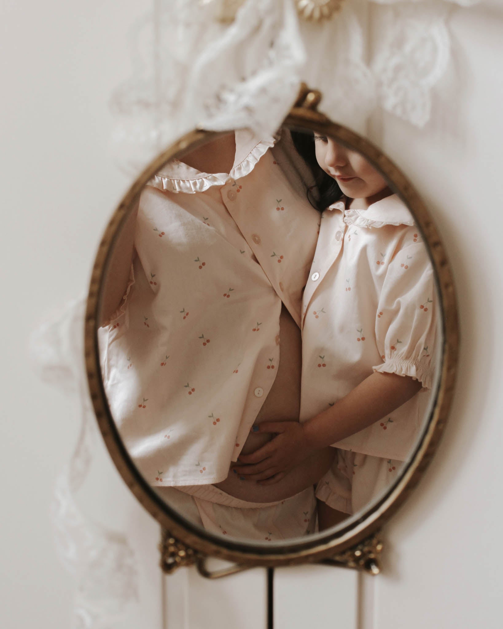 Rylee + Cru Delilah Pajama Set || Cherries Rylee + Cru