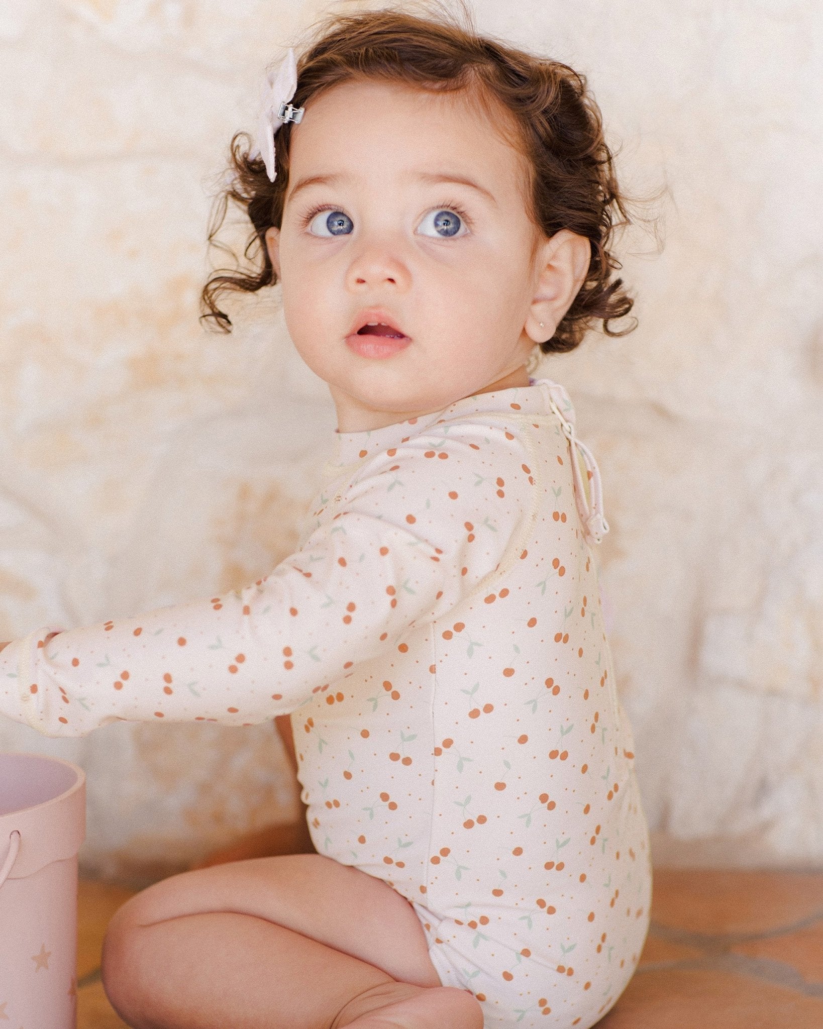 Rylee + Cru Delphine Rashguard One - Piece || Cherries Rylee + Cru