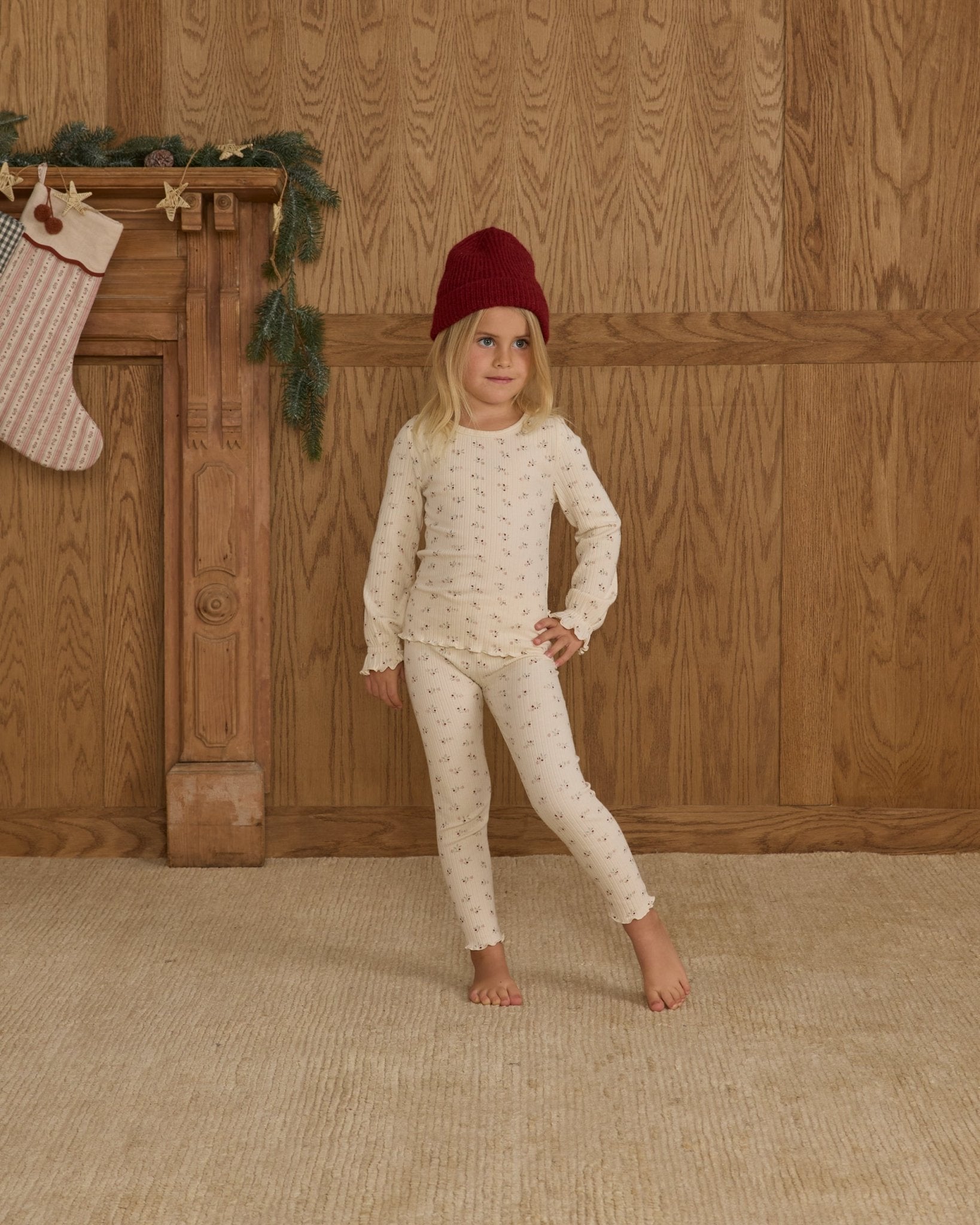 Rylee + Cru Legging || Natural Ditsy Rylee + Cru