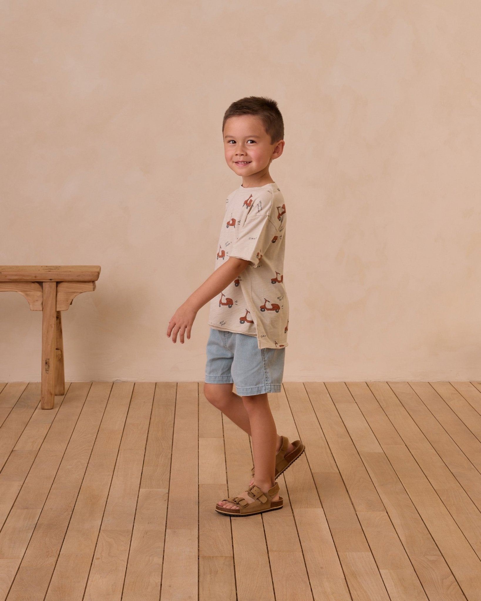 Rylee + Cru Raw Edge Tee || Moped Rylee + Cru