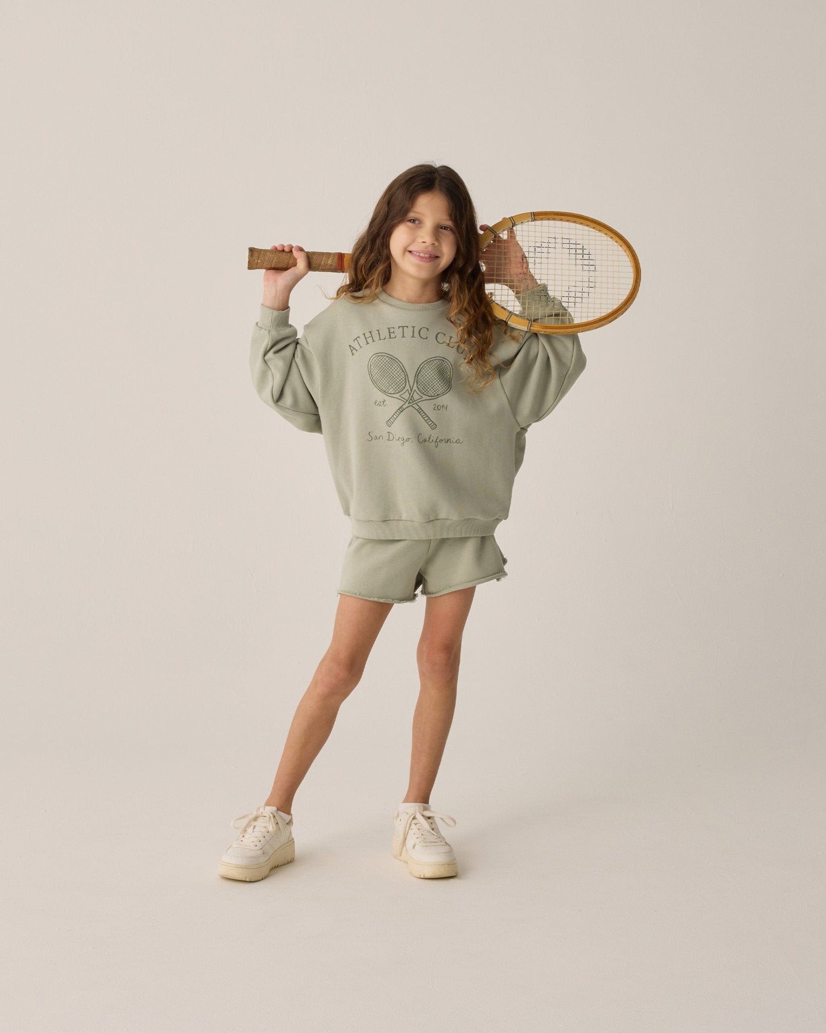 Rylee + Cru Sweat Short || Sage Rylee + Cru