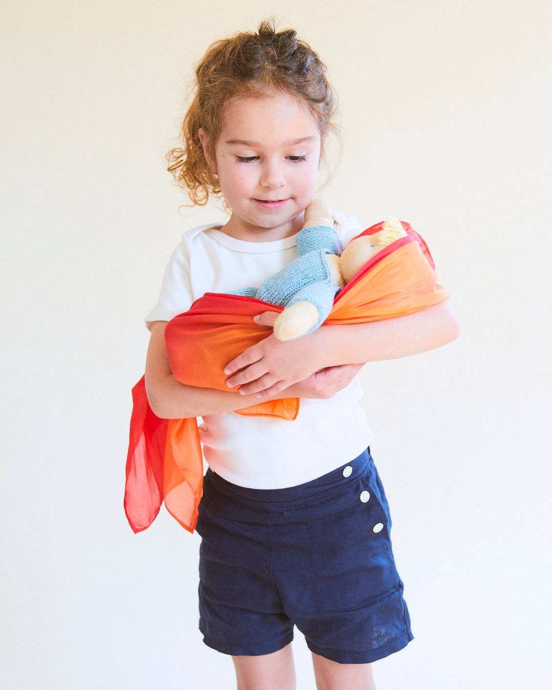 Sarah’s Silks - Enchanted Playsilks - 100% Silk Natural, Waldorf Toys: Sea Sarah&