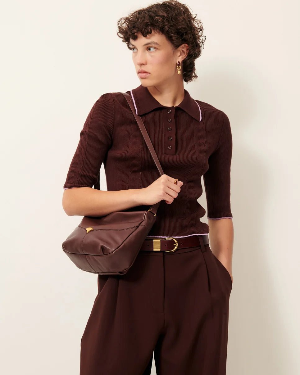 Sessùn Jodi Polo Top –Organic Cotton Knit Polo Sessùn