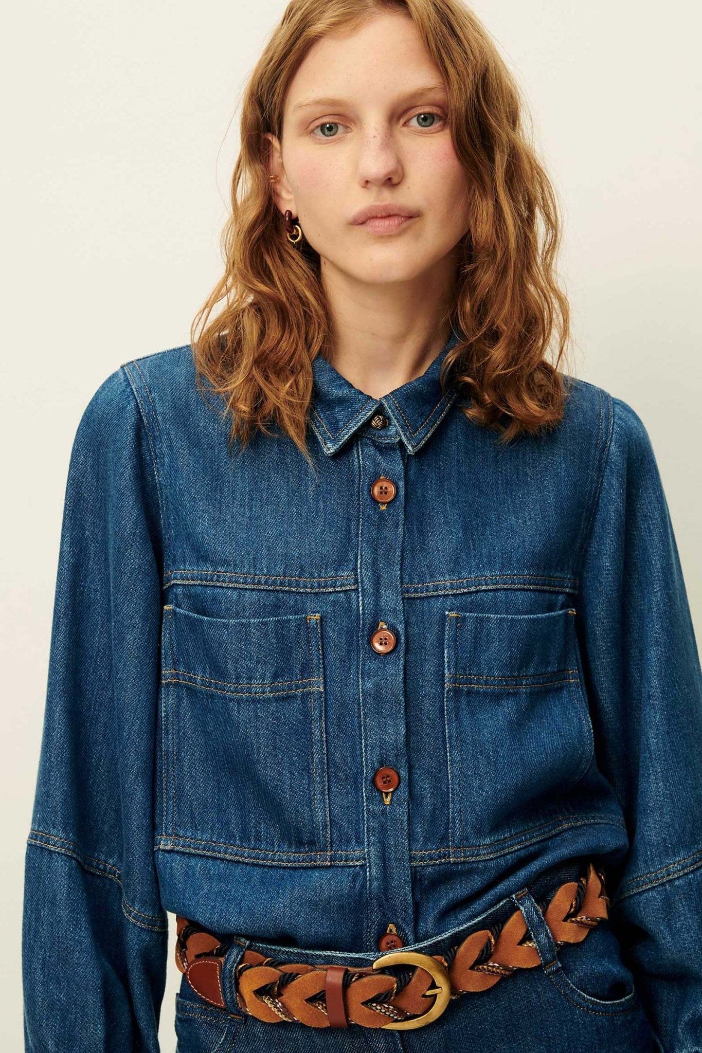 Sessùn Leone Lyocell Denim Shirt Sessùn