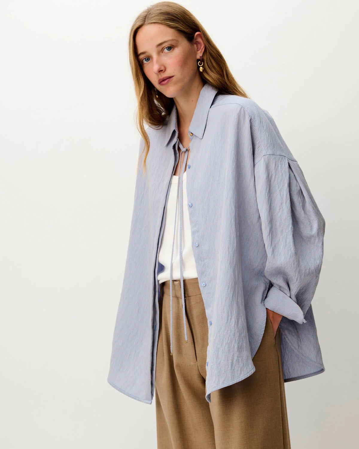 Sessùn Liza Shirt in Maysand, alternate view