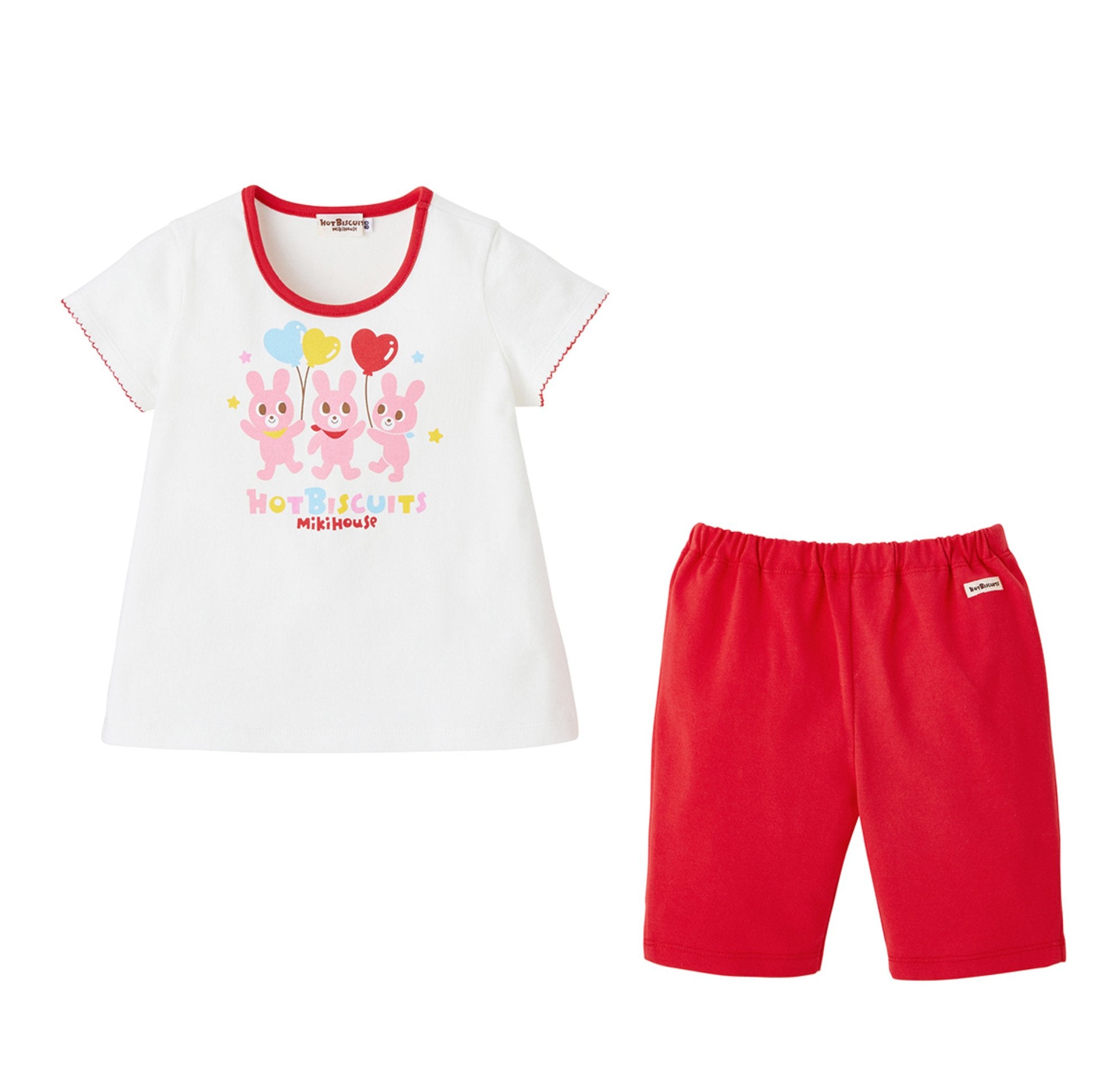 小兔睡衣set Mikihouse