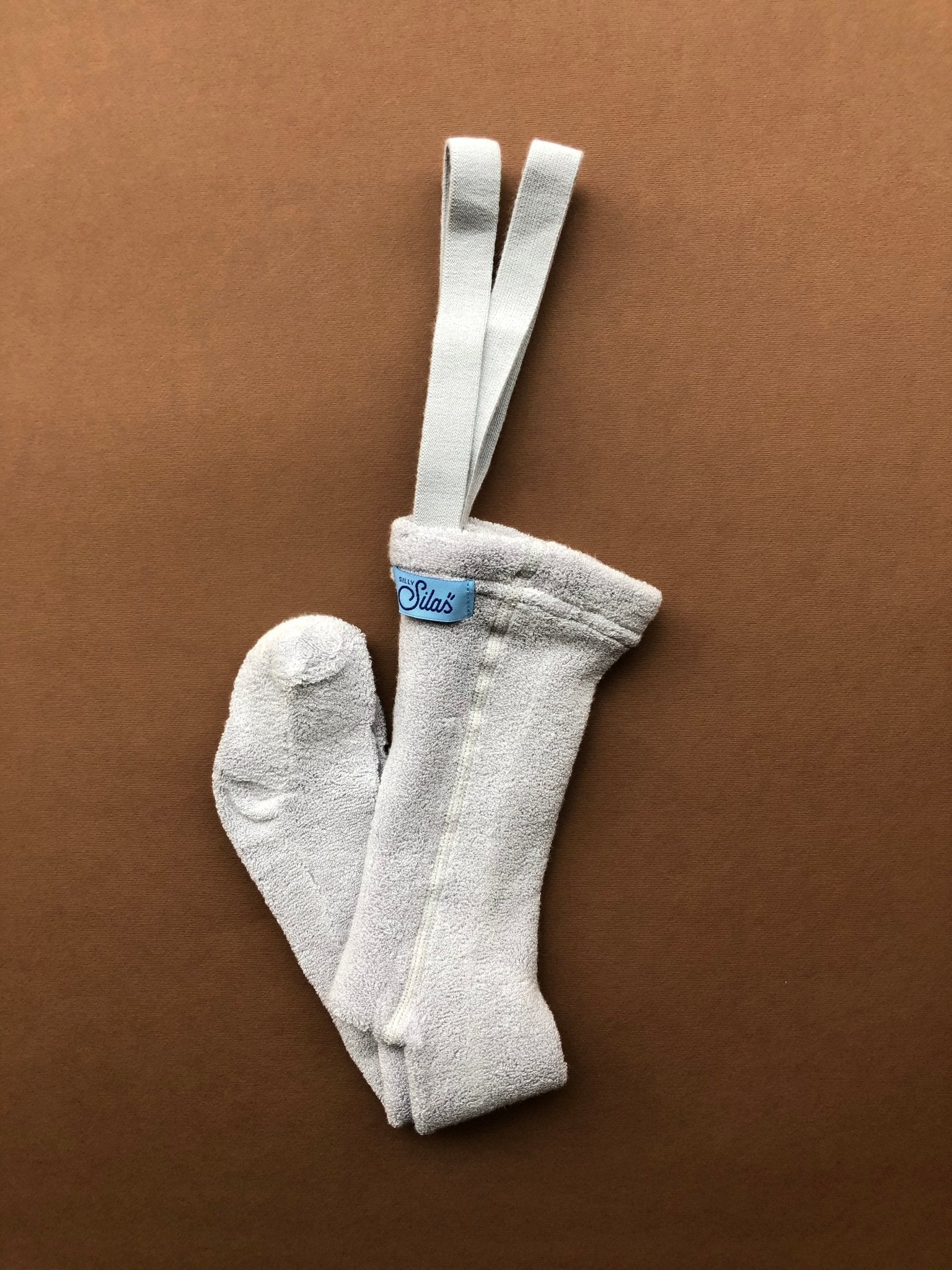 Silly Silas Teddy Pearl Grey Footed Silly Silas